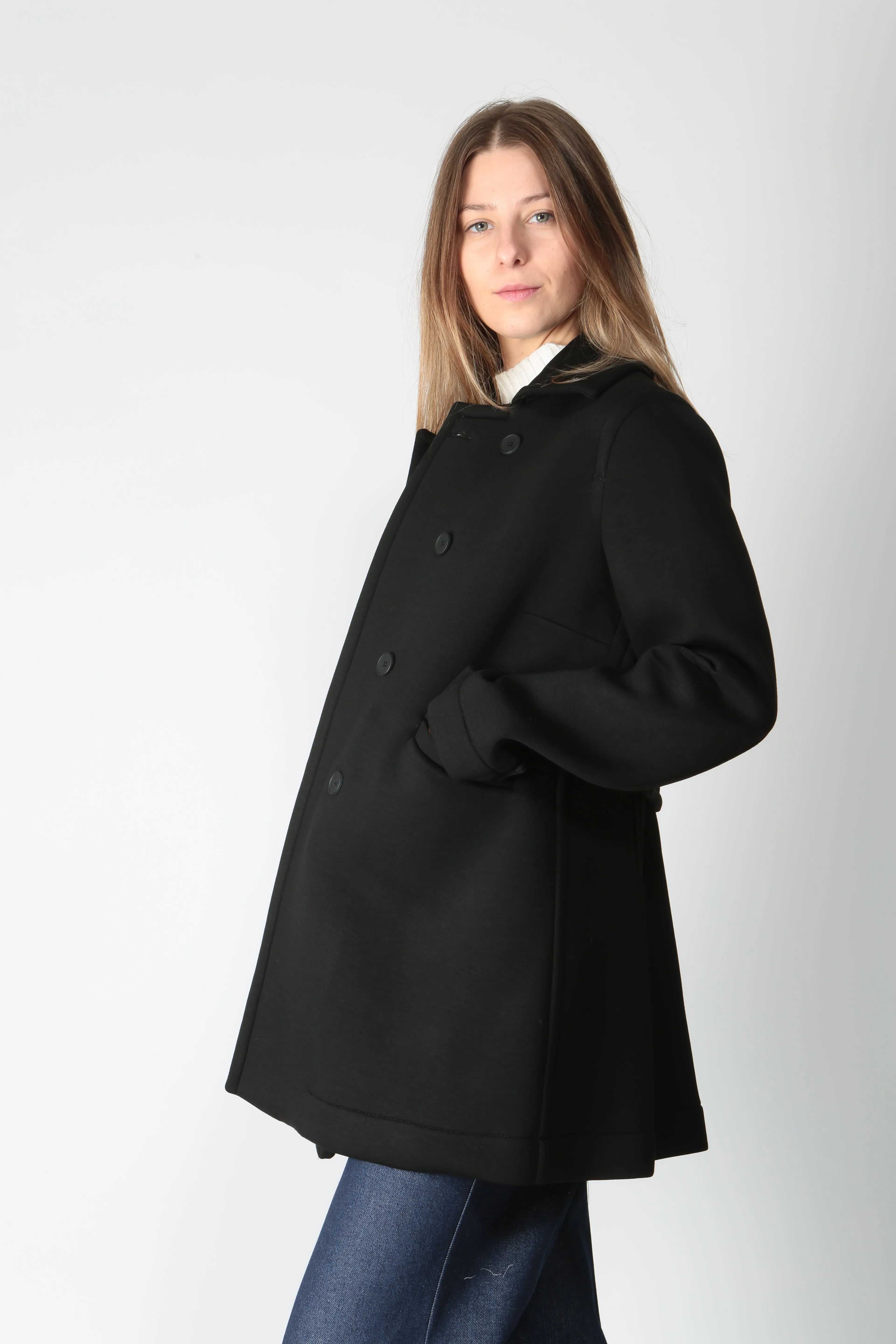 1978 Cappotto doppiopetto in neoprene Chiara