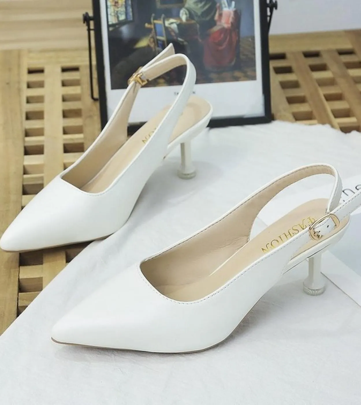35 37 38 39 40 Sandali da donna estivi 2022 Nuova donna Sandali con zeppa con tacco sottile Moda Gladiatore a punta Sandali Roma