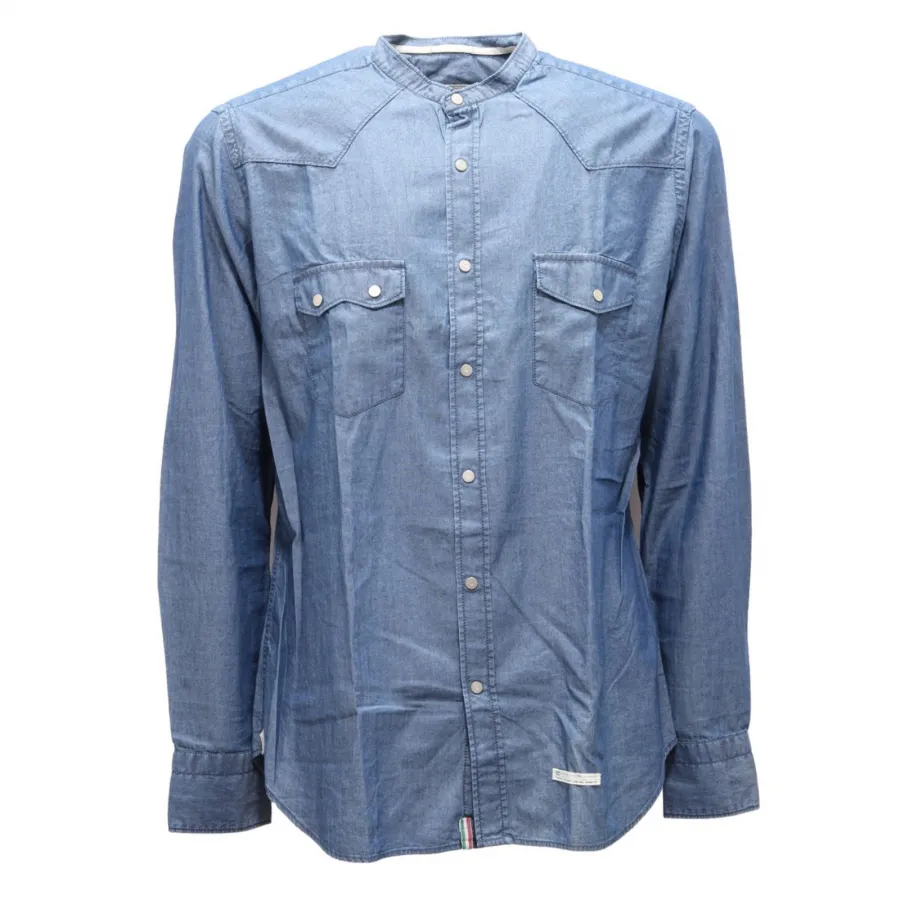 6193AL camicia uomo TINTORIA MATTEI SLIM man denim shirt