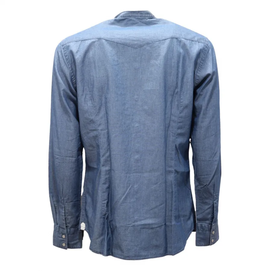 6193AL camicia uomo TINTORIA MATTEI SLIM man denim shirt