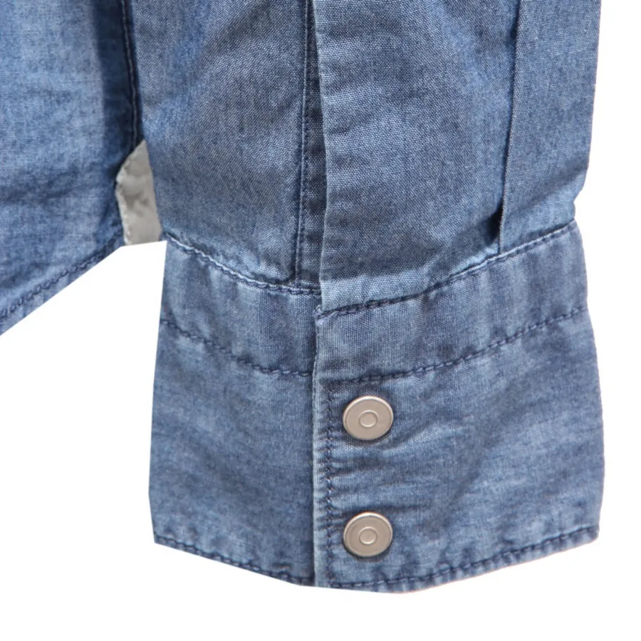 6193AL camicia uomo TINTORIA MATTEI SLIM man denim shirt