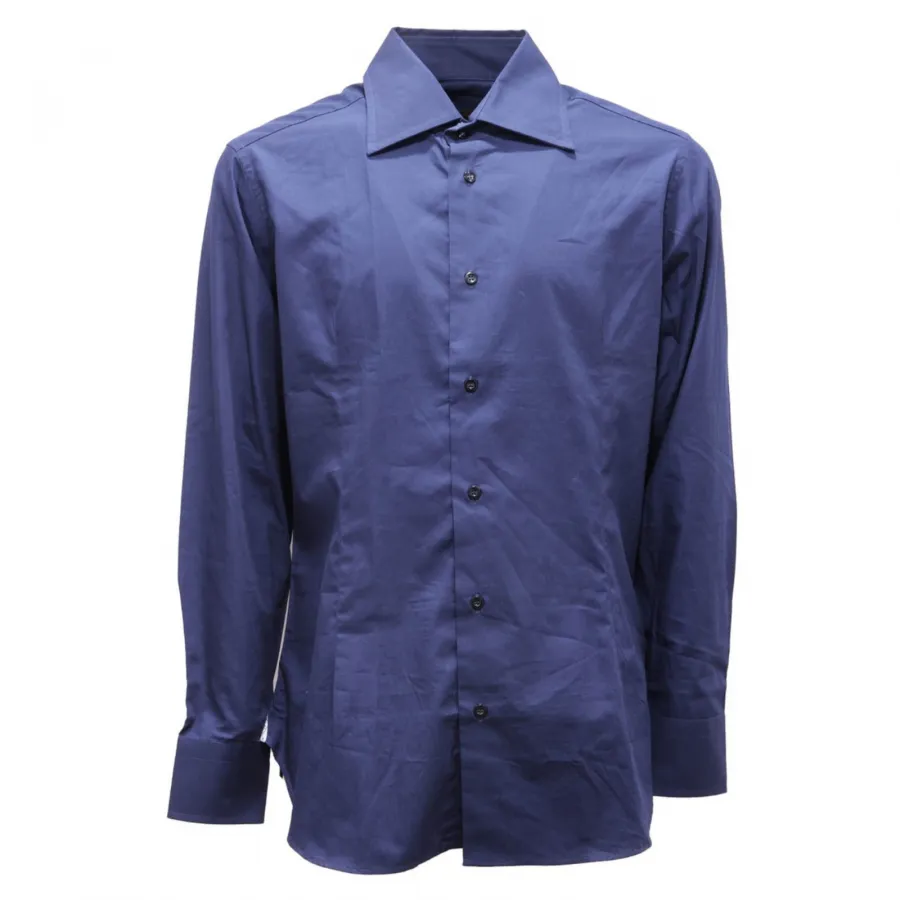 6266AL camicia uomo GHIRARDELLI man shirt blue