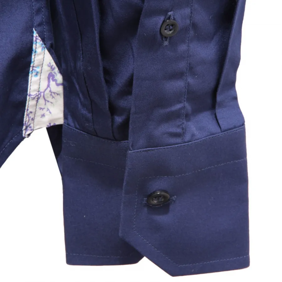 6266AL camicia uomo GHIRARDELLI man shirt blue