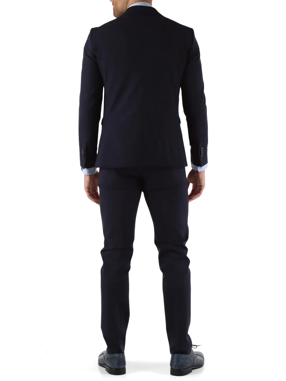 Abito due pezzi Drop 7 in lana vergine stretch MARZOTTO