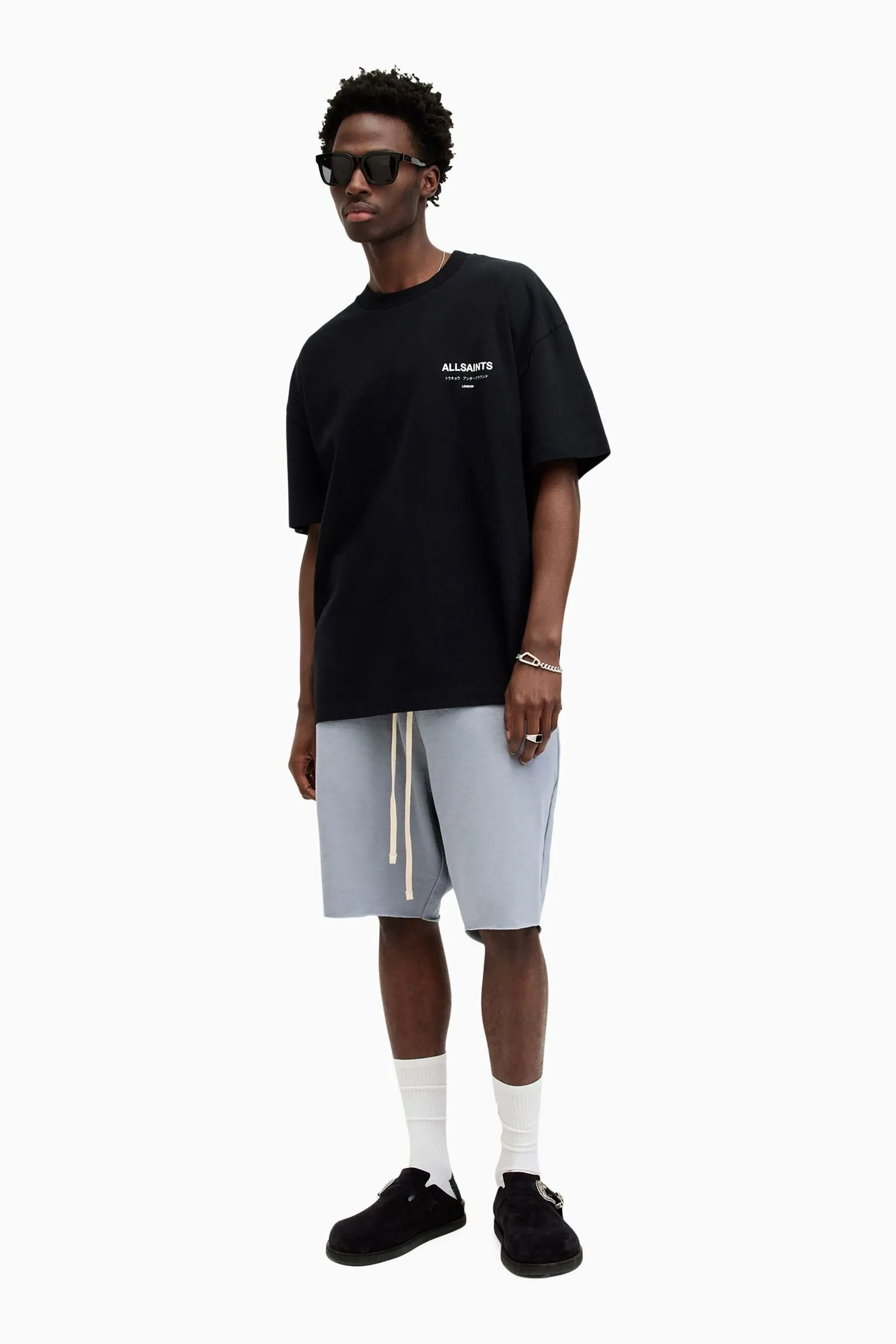 AllSaints - Helix - Shorts felpati