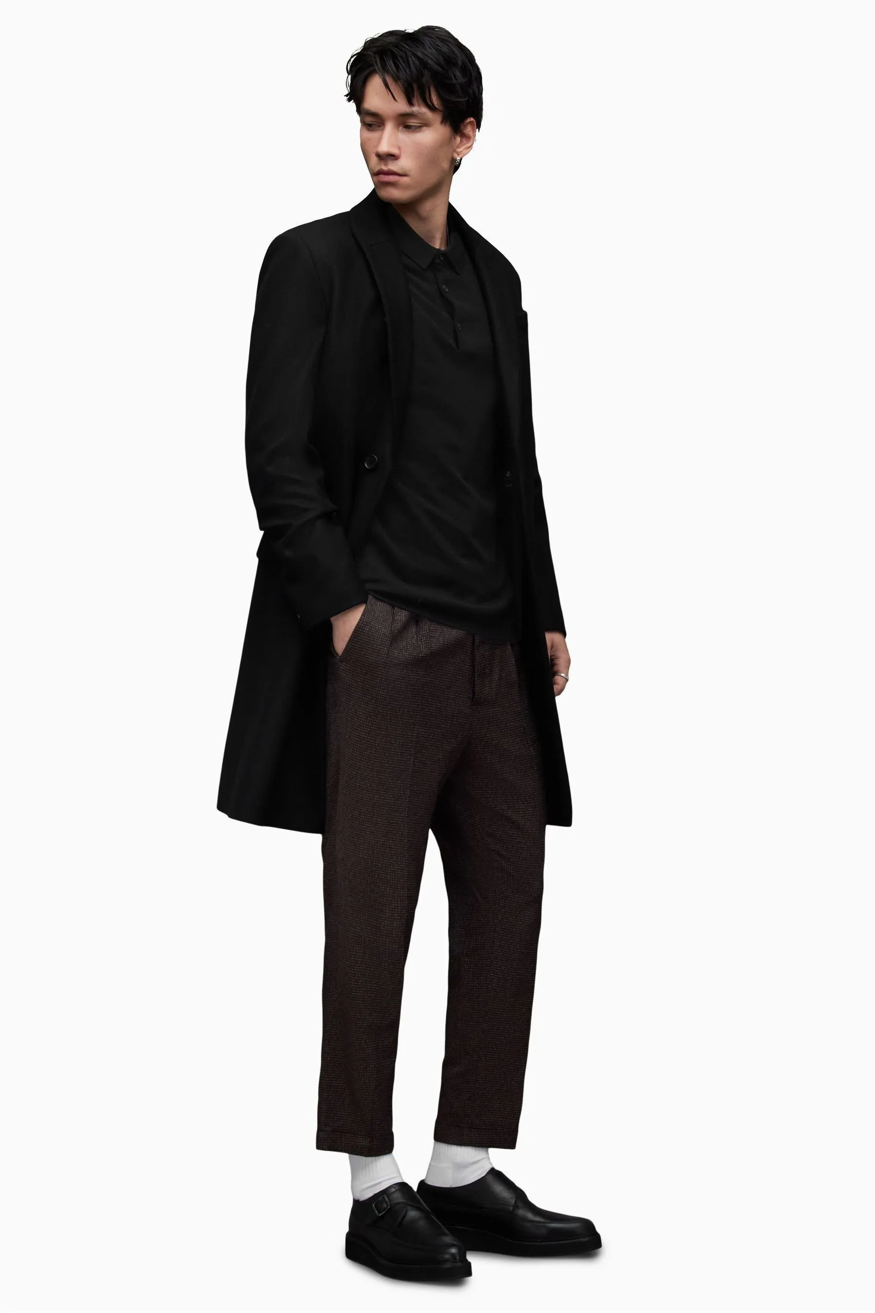 AllSaints - Mode - Polo in lana merino