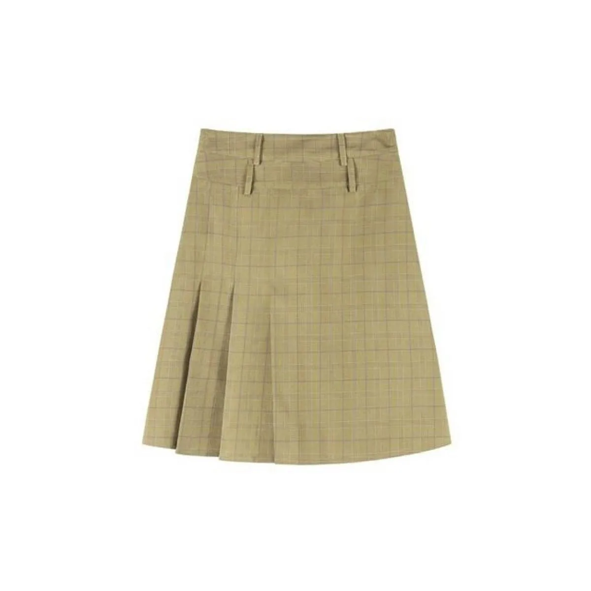 Autunno  Gonne Donna Stile Preppy Faldas Pieghettato Kawaii Elegante Allmatch Plaid Semplice Stile al ginocchio Streetwear