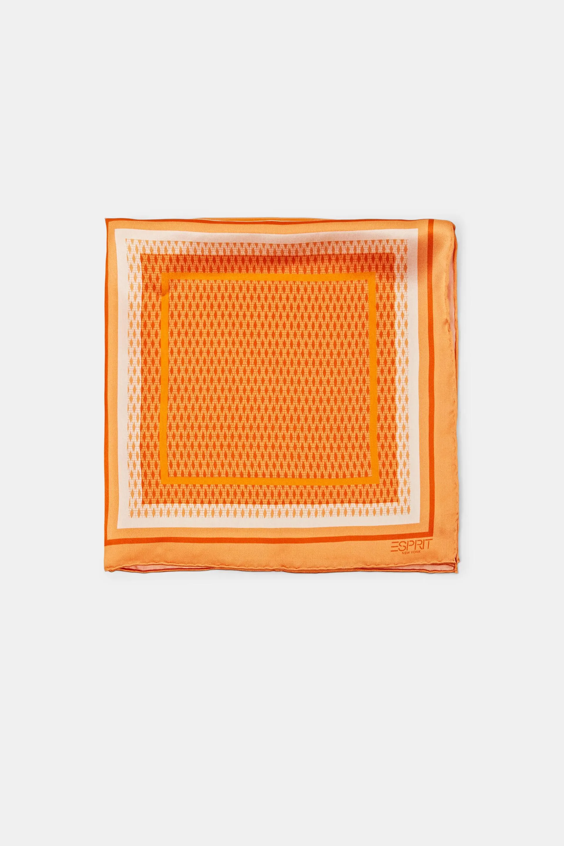 Bandana quadrata in seta stampata