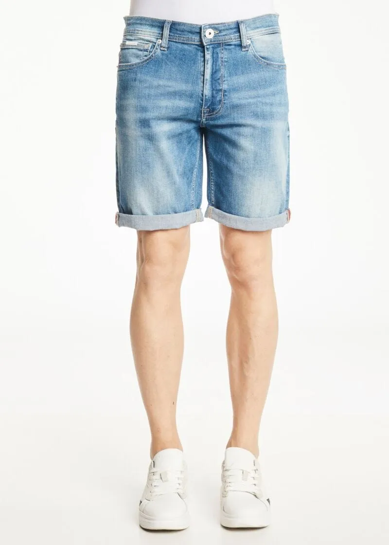 Bermuda in denim di cotone