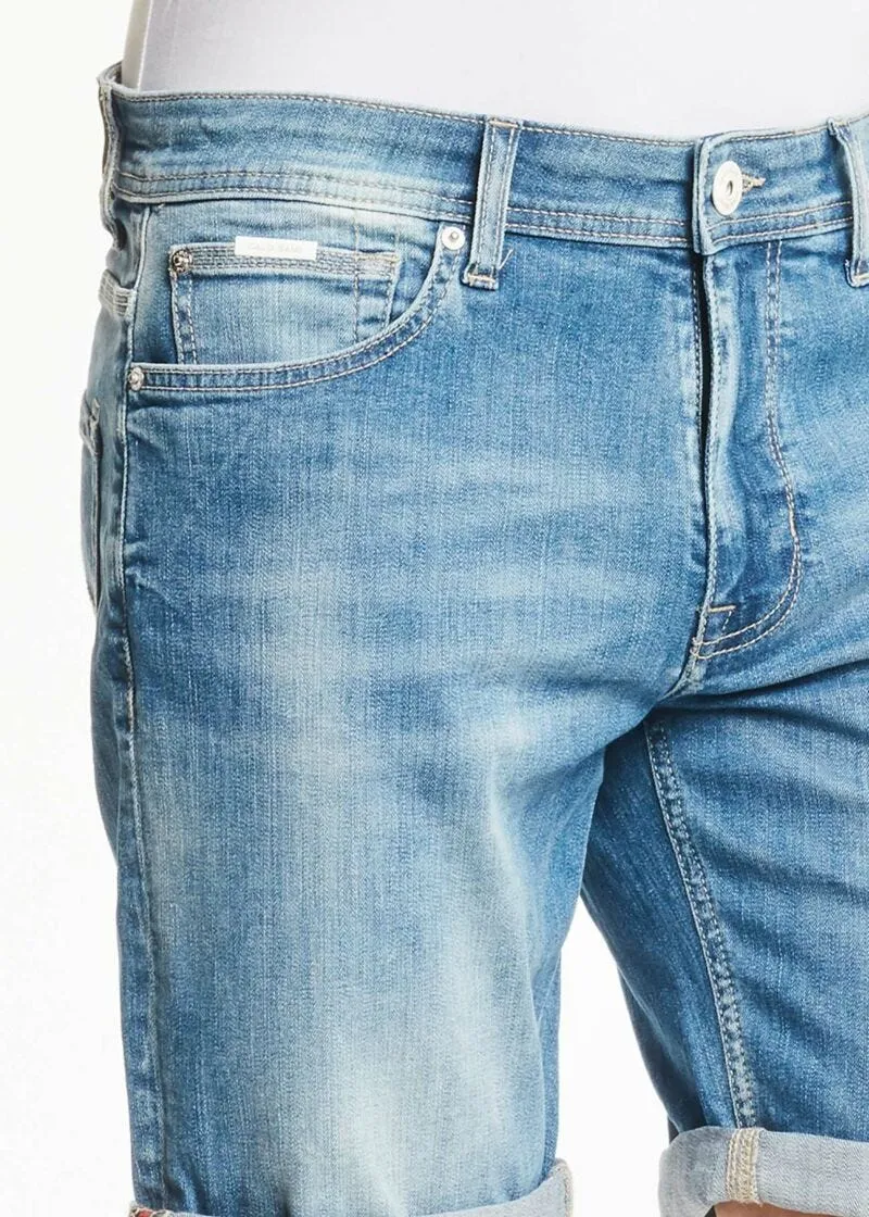 Bermuda in denim di cotone