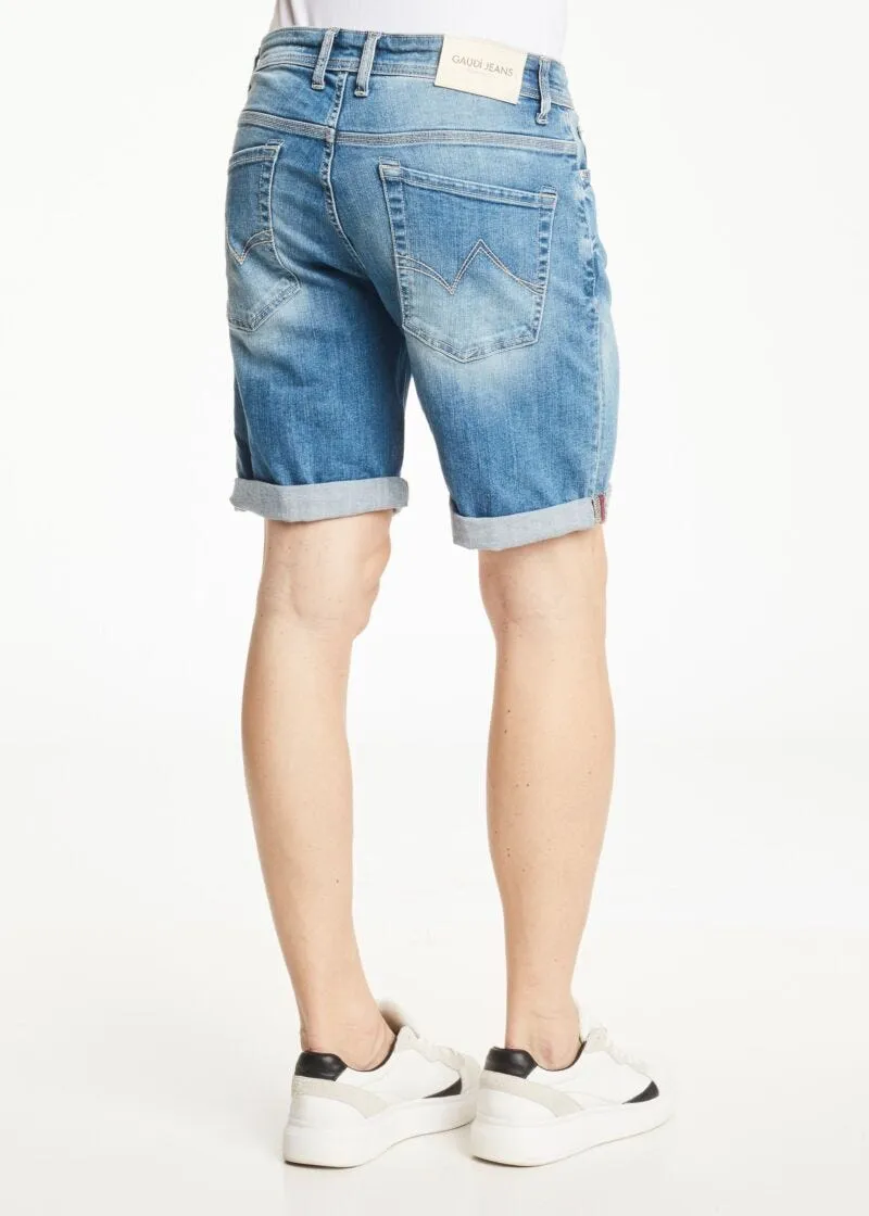 Bermuda in denim di cotone