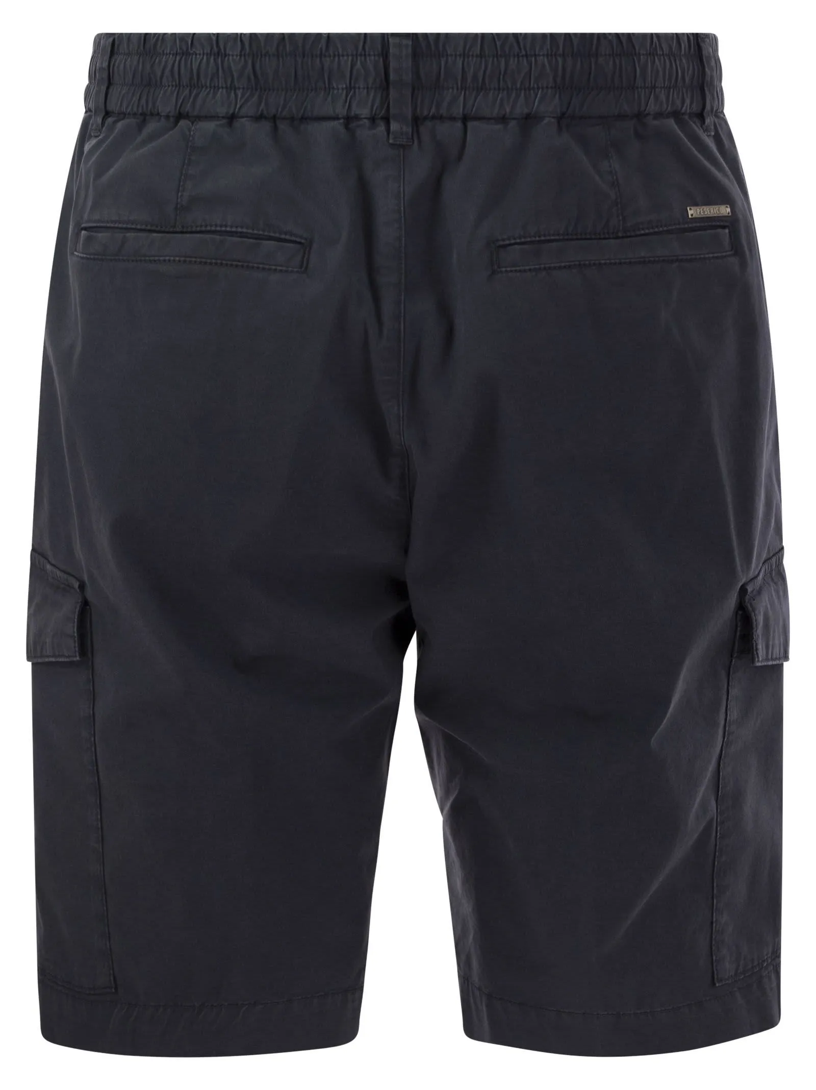 Bermuda jogger in leggera tela di cotone lyocell