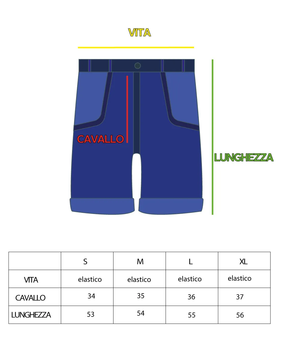 Bermuda Pantaloncino Uomo Corto Tinta Unita Basic Pantalaccio Nero GIOSAL-PC1937A
