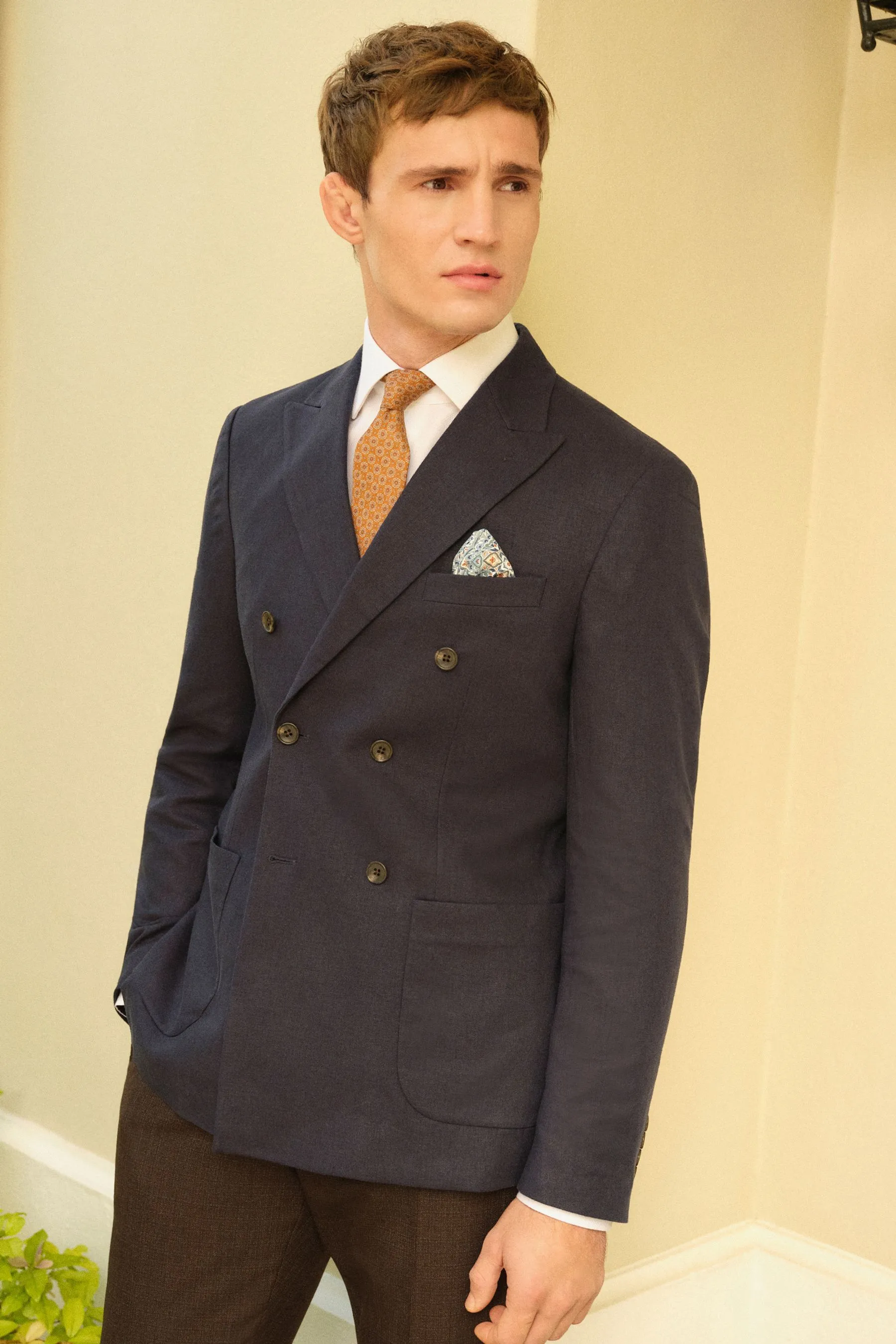 Blazer in misto lino
