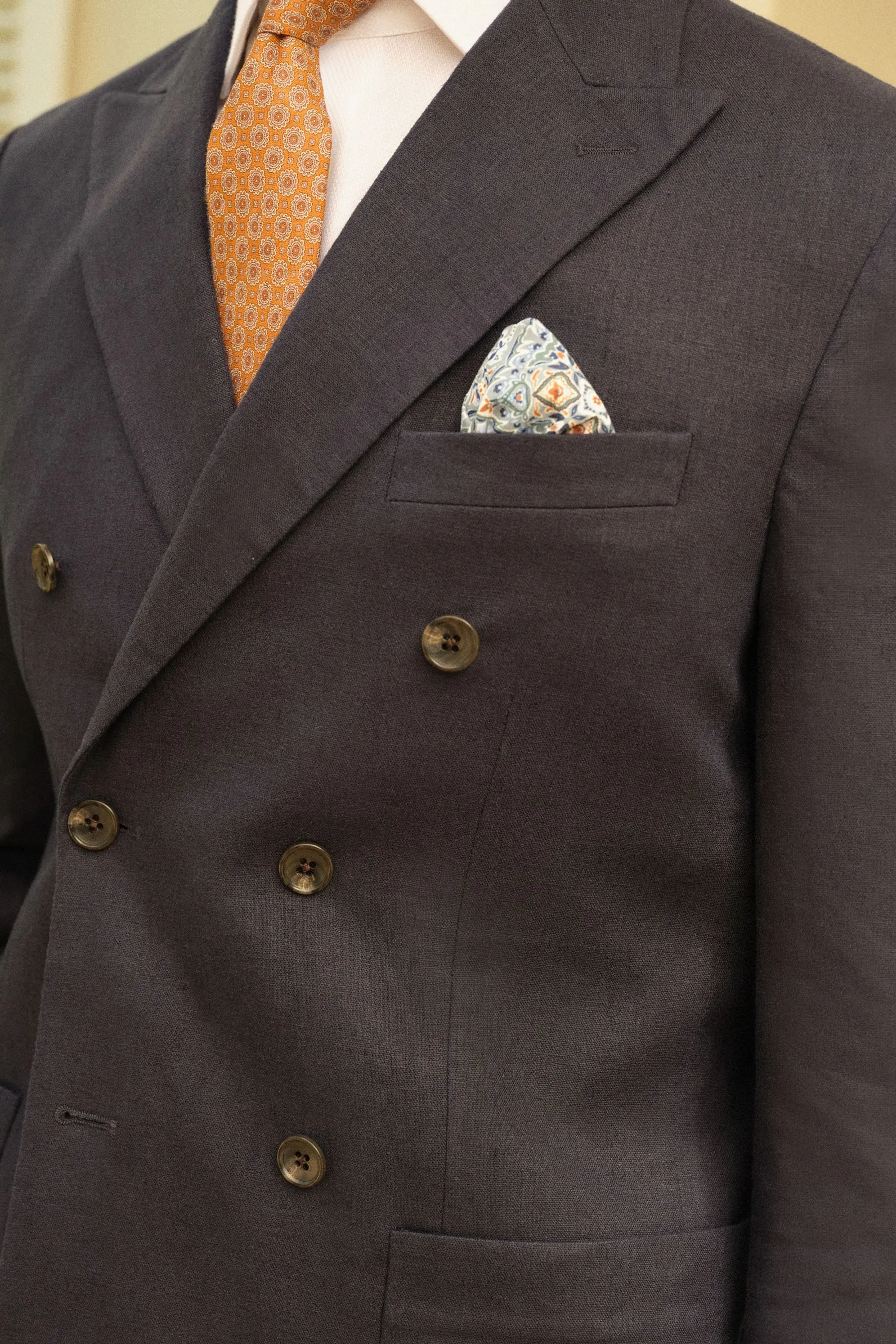 Blazer in misto lino