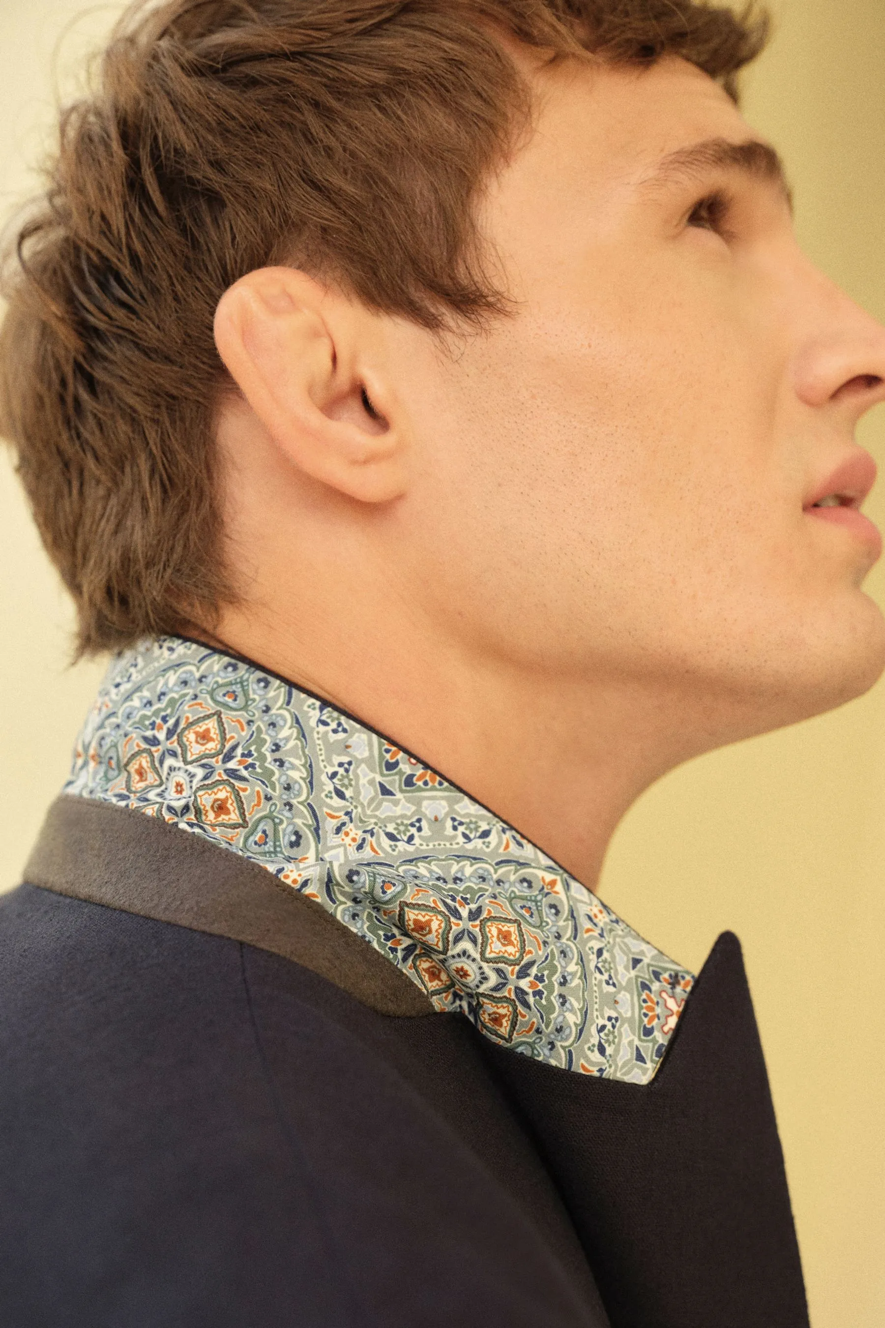 Blazer in misto lino
