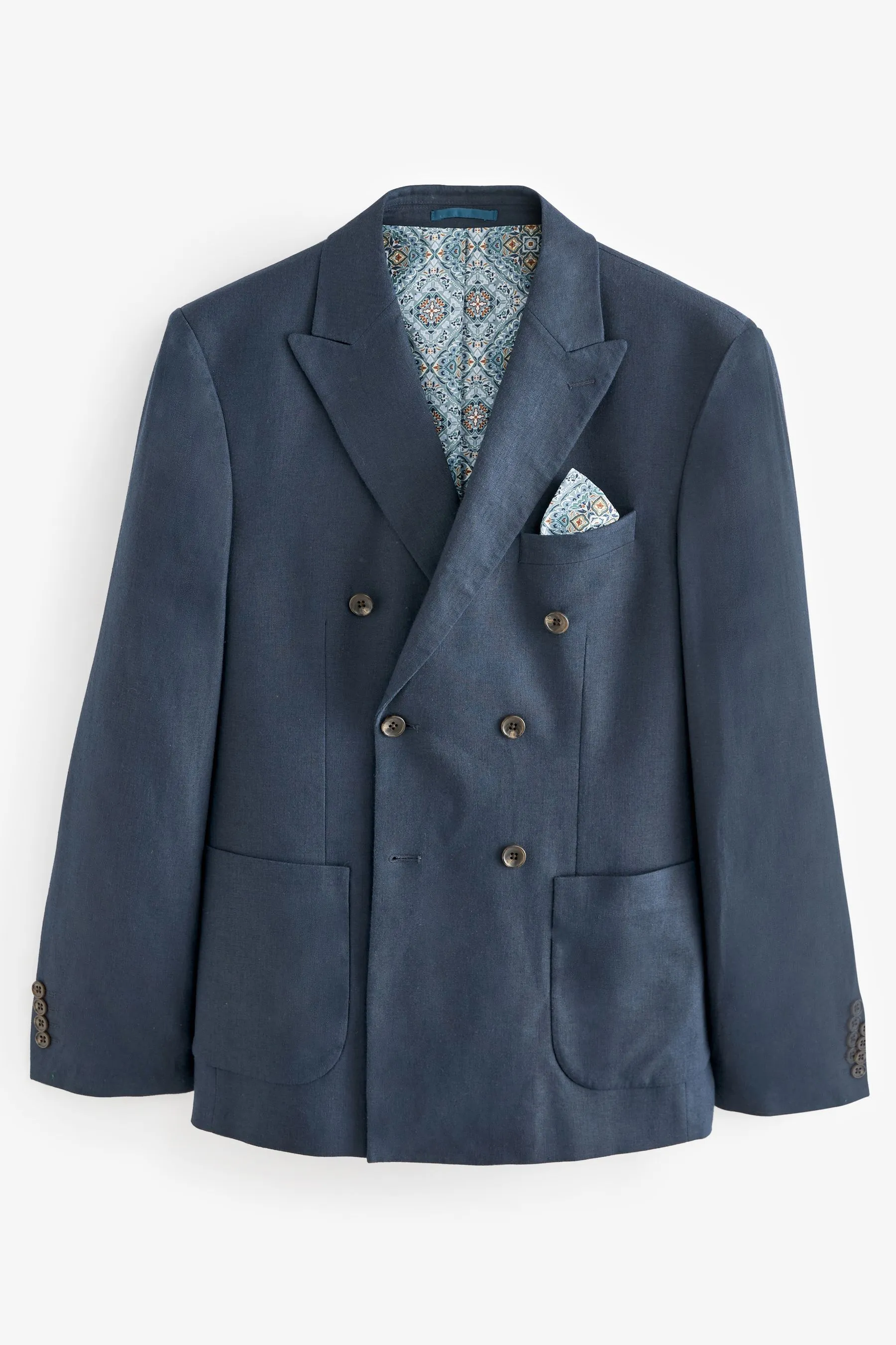Blazer in misto lino