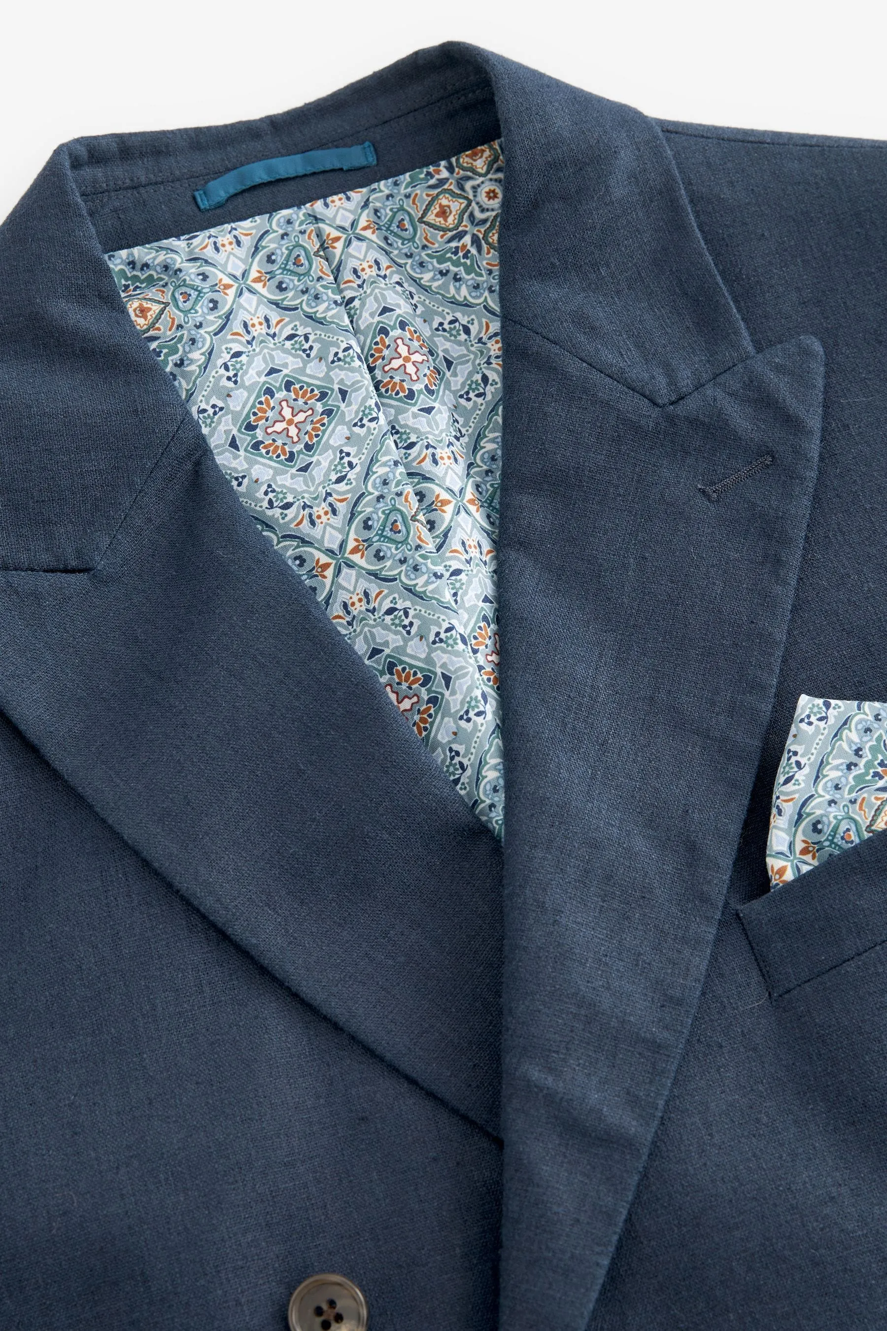 Blazer in misto lino