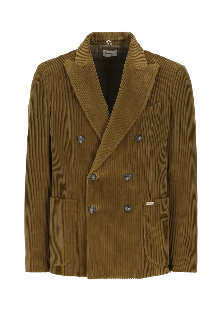Blazer in velluto a coste con collo a revers Lusimone    