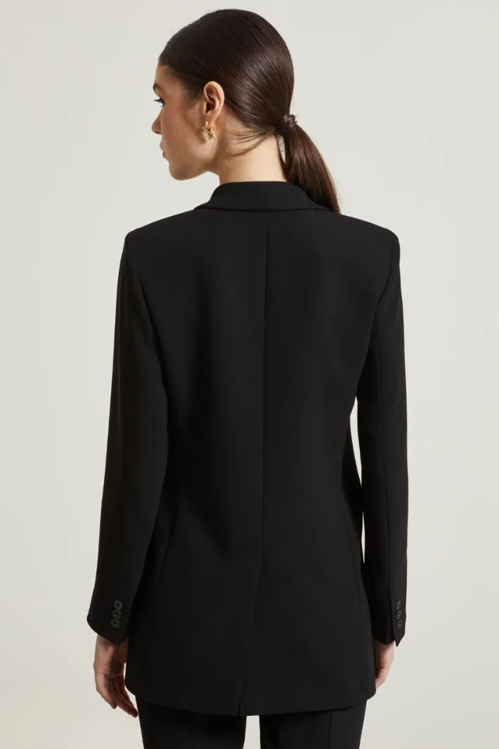 Blazer monopetto in cady