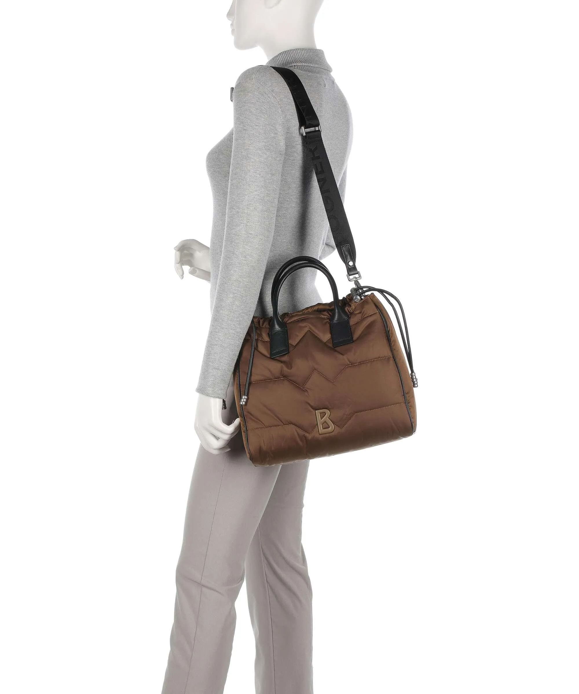  Bogner Morzine Borsa a secchiello poliestere marrone  