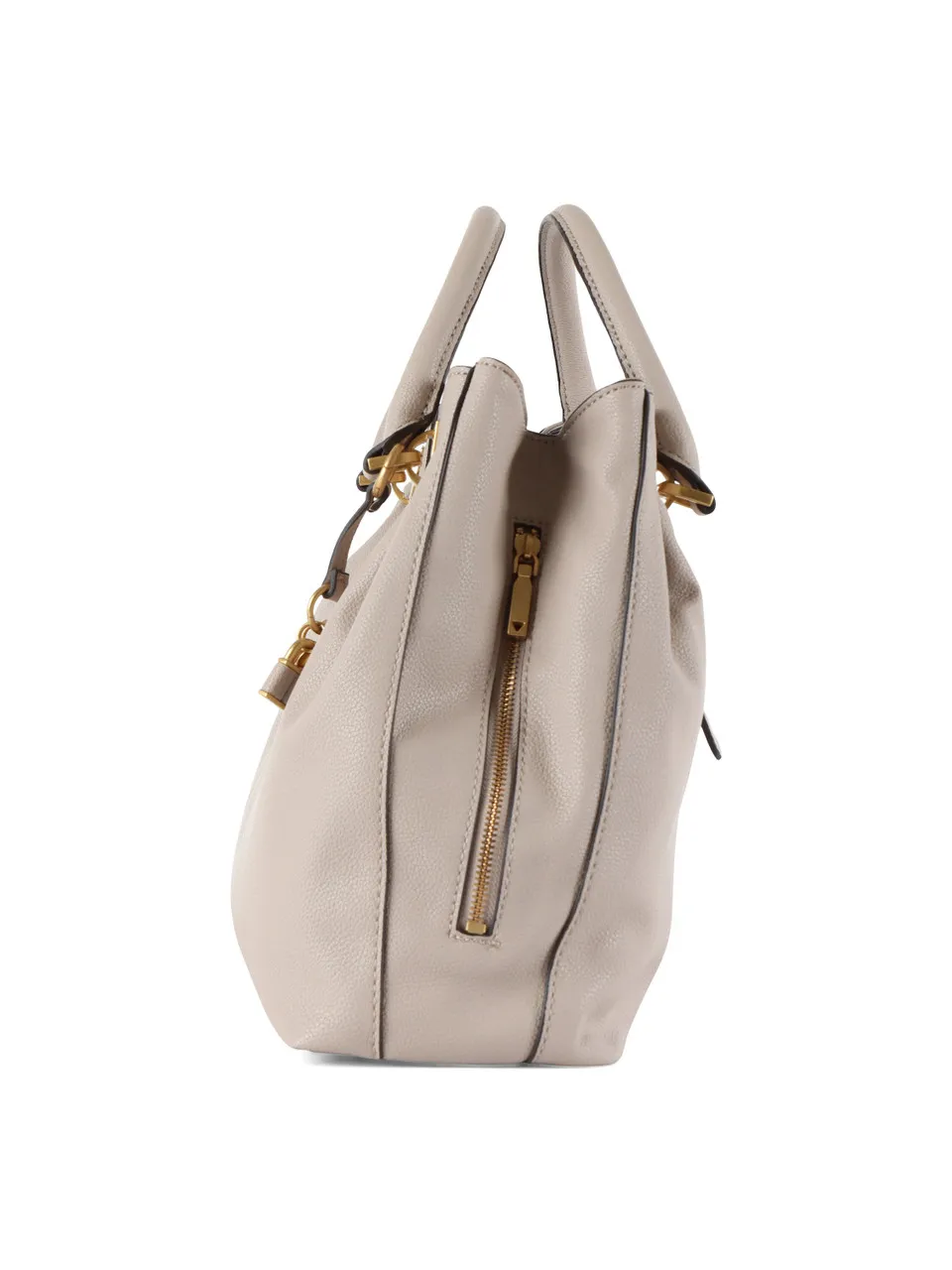 Borsa a mano COSETTE con placca logo frontale
