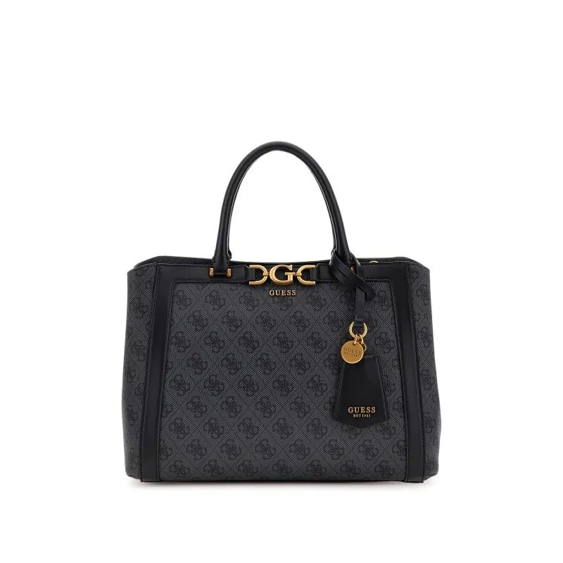 BORSA A MANO DAGAN LOGO NERO