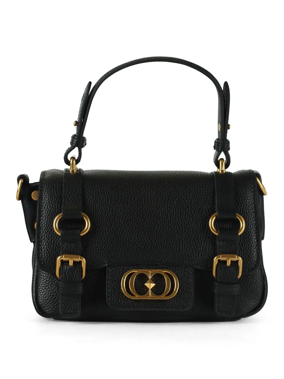Borsa a mano in pelle martellata ATENA Small