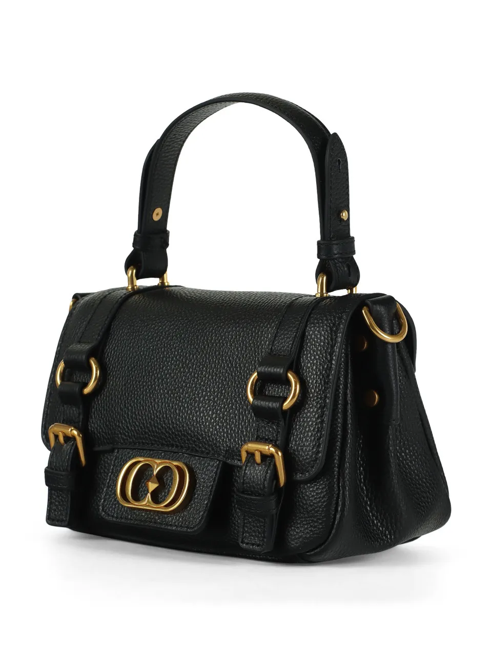 Borsa a mano in pelle martellata ATENA Small
