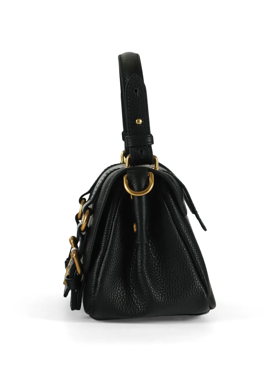 Borsa a mano in pelle martellata ATENA Small