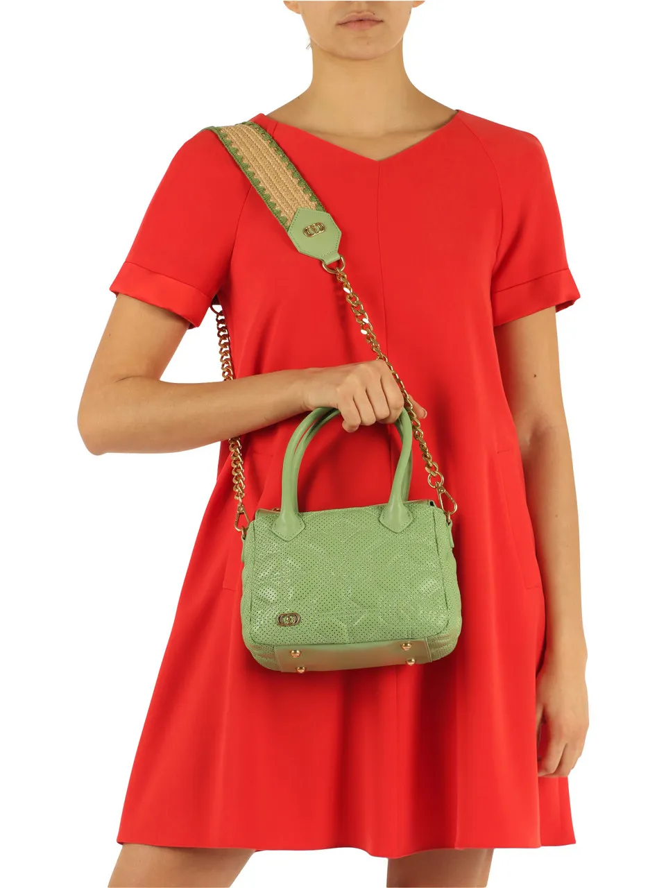 Borsa a mano in pelle STICH&SPUN Small