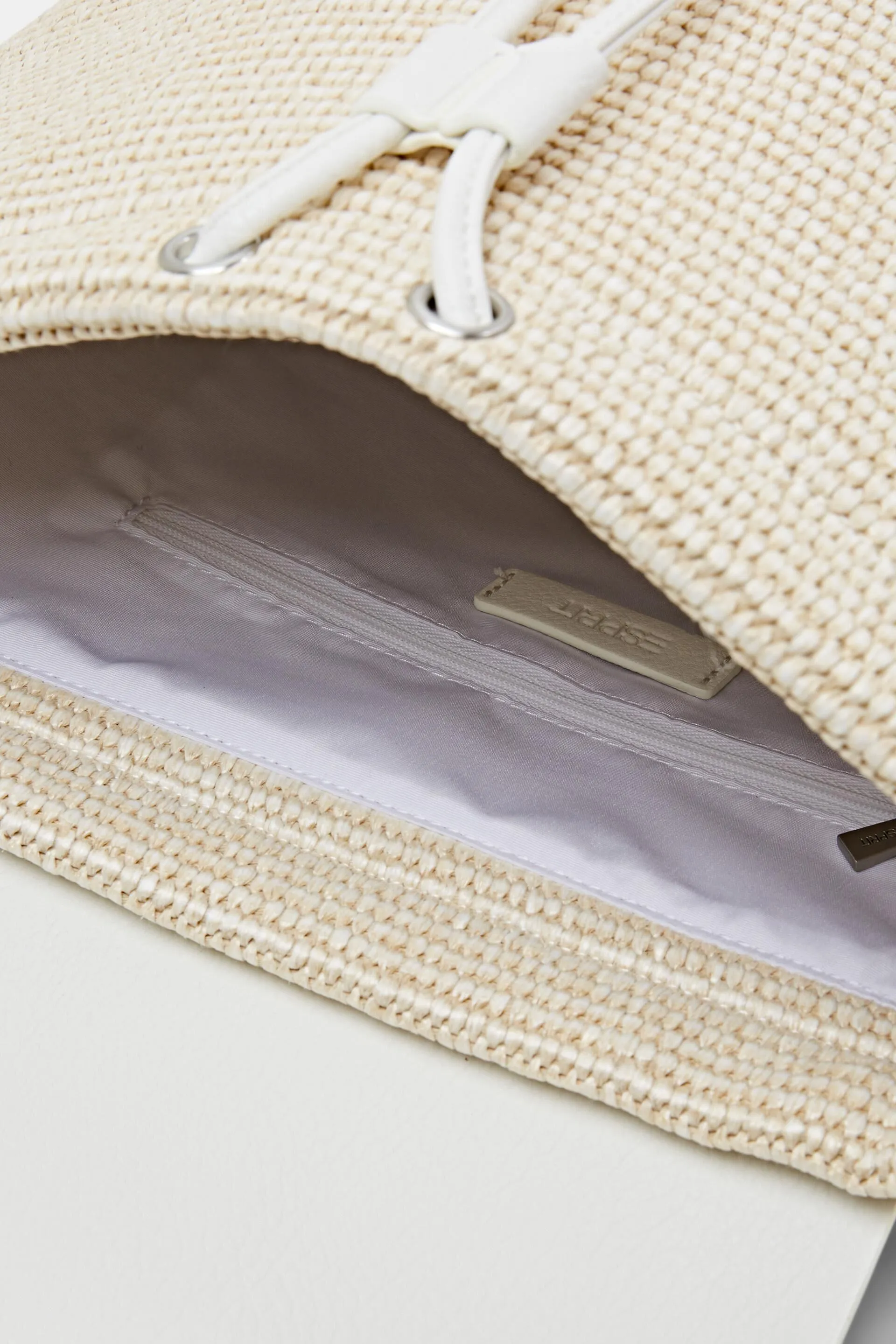 Borsa a sacchetto in materiale misto