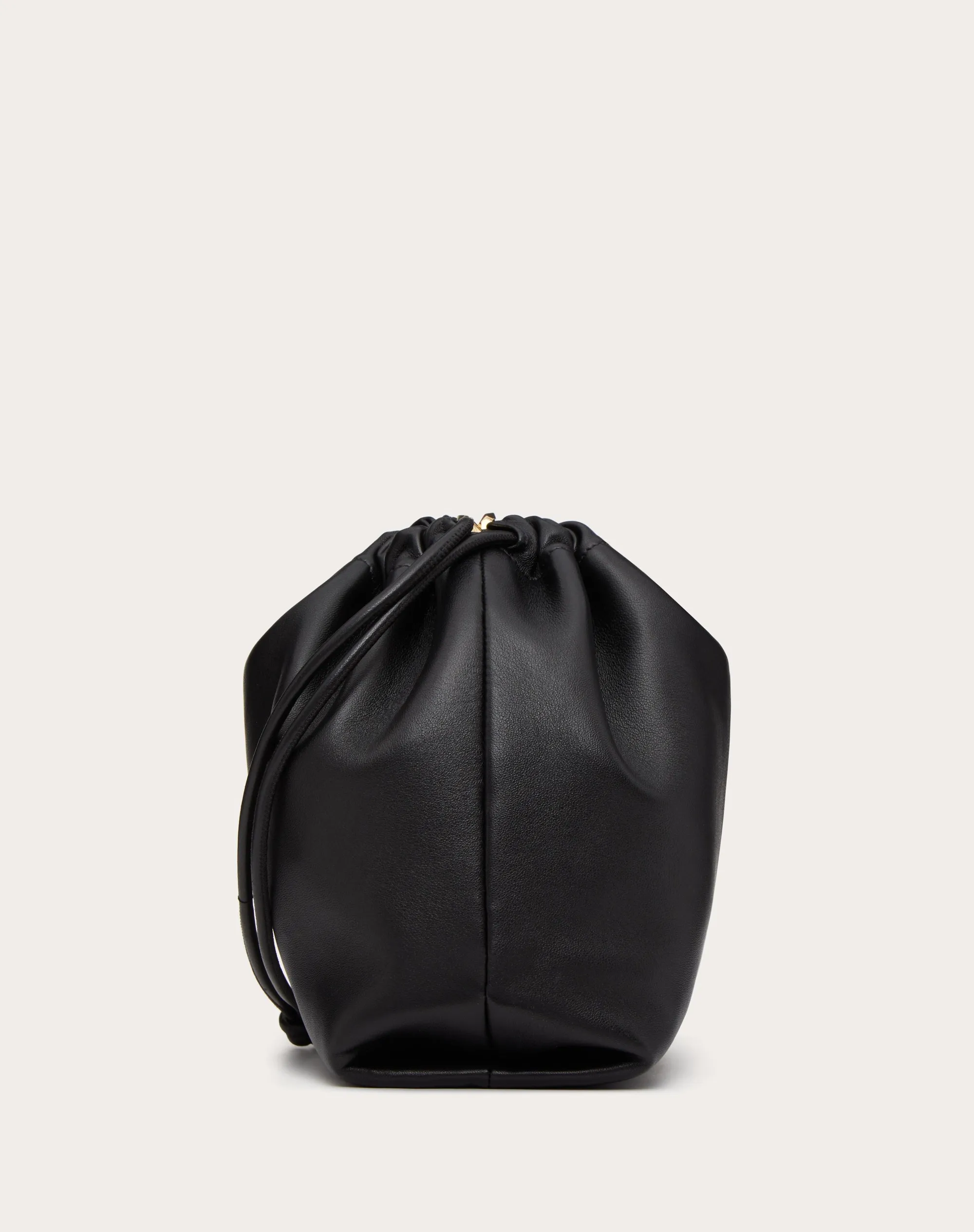 BORSA A SACCHETTO VLOGO POUF IN NAPPA