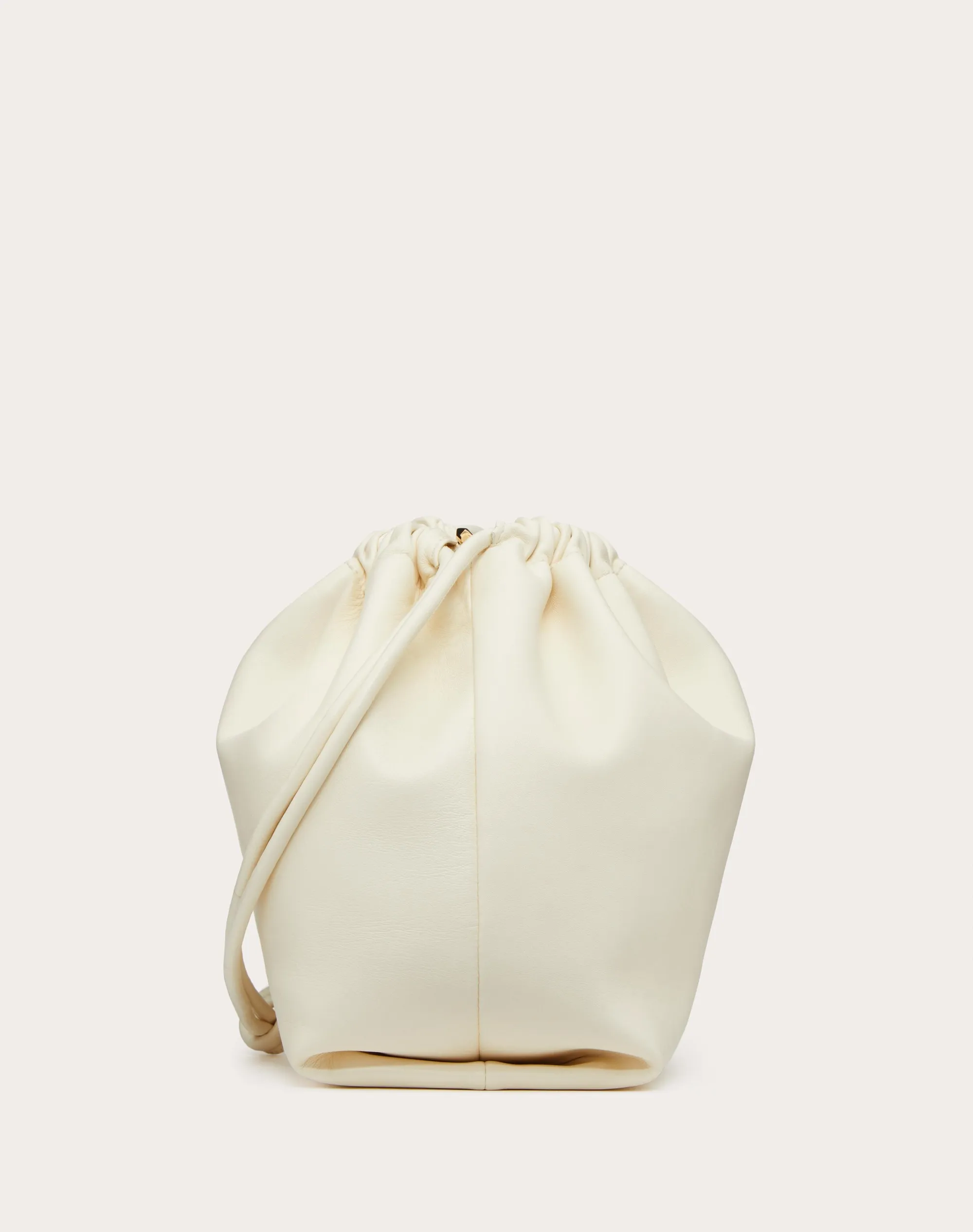 BORSA A SACCHETTO VLOGO POUF IN NAPPA