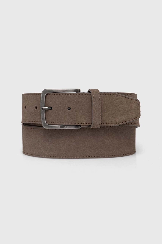 BOSS cintura in pelle scamosciata