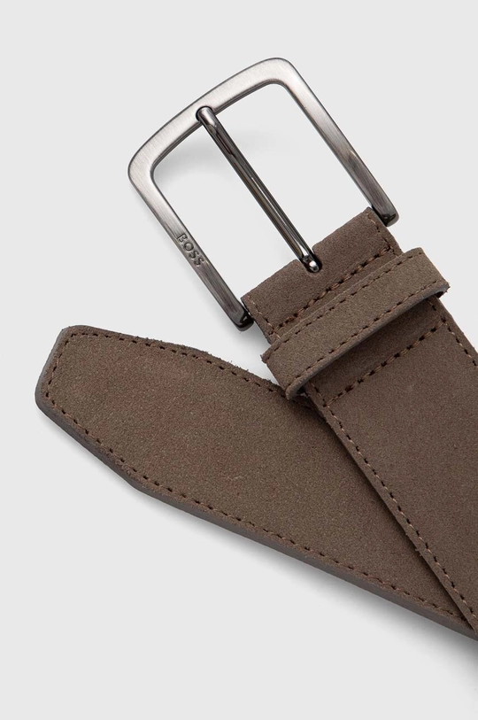 BOSS cintura in pelle scamosciata