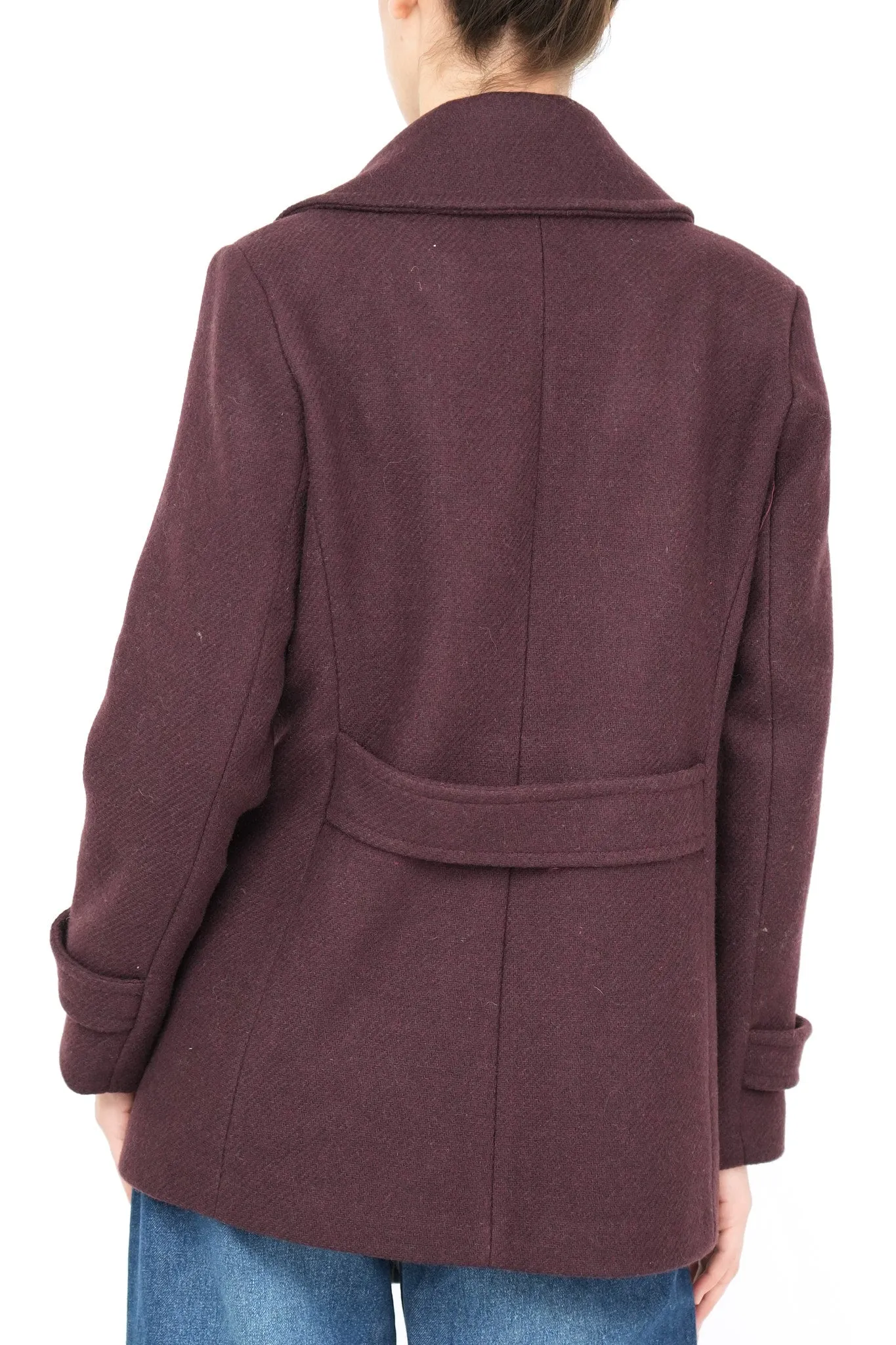 Bulier-Cappotto Flare doppio petto - Vino