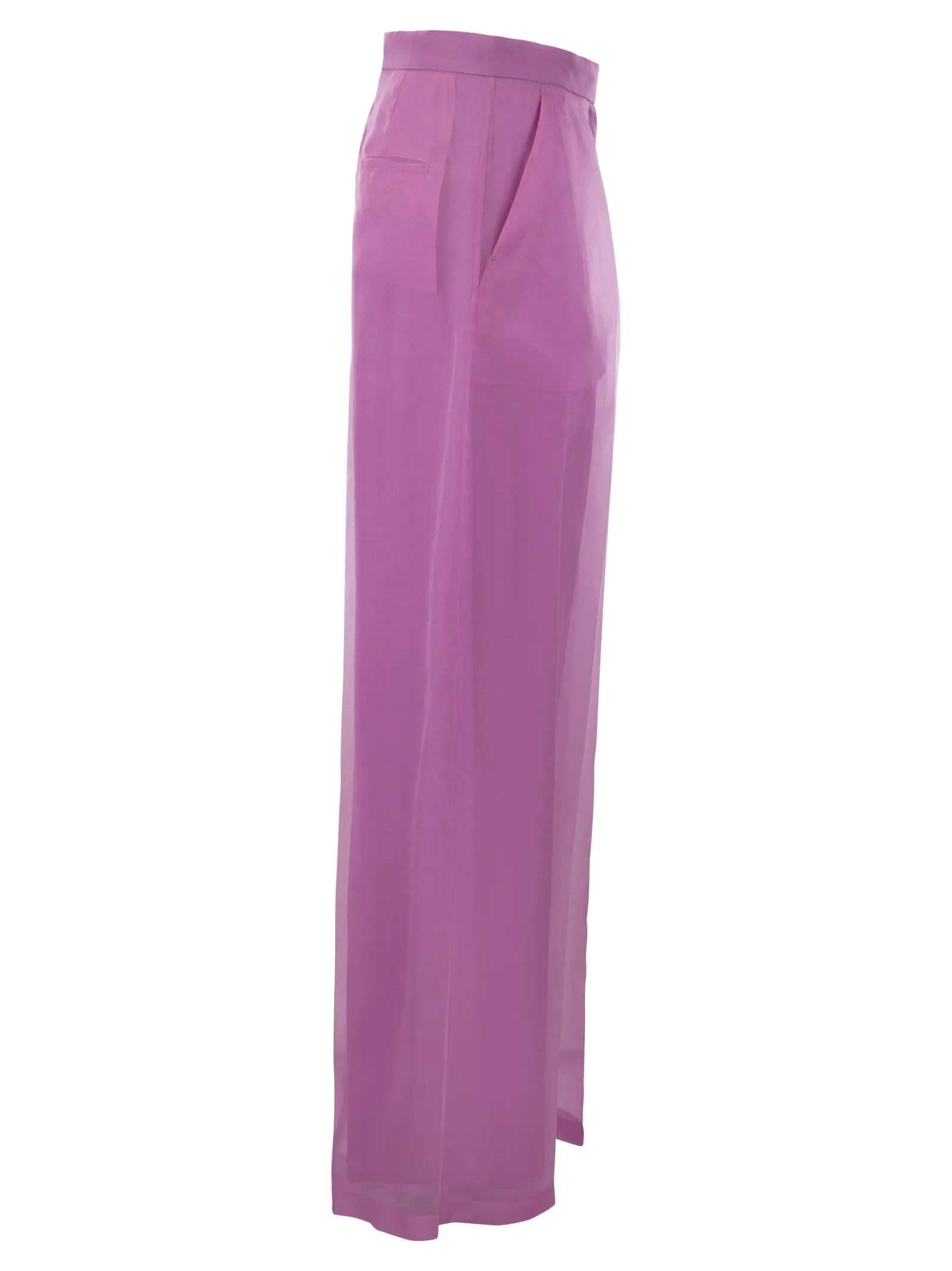 CALIBRI – Pantalone largo in seta