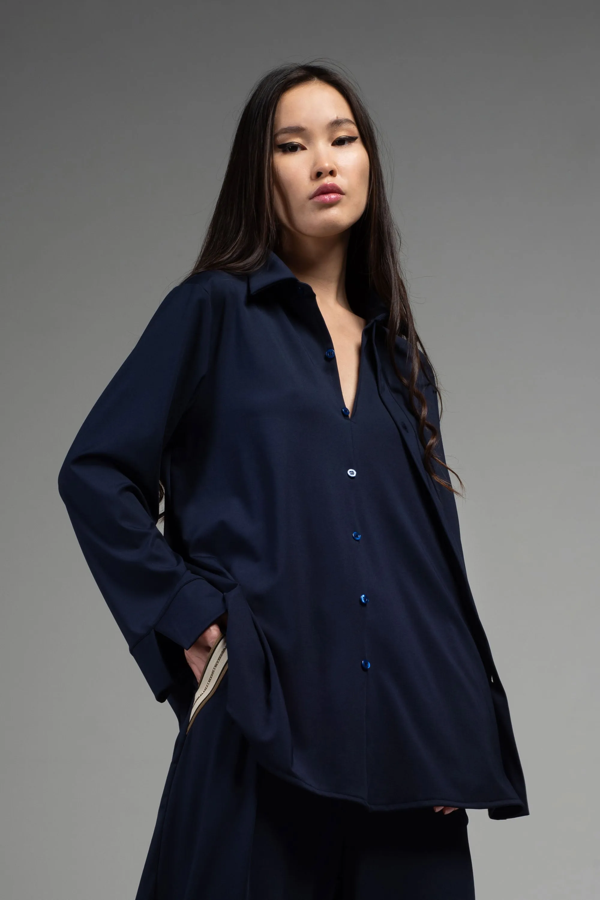 Camicia doppia abbottonatura
