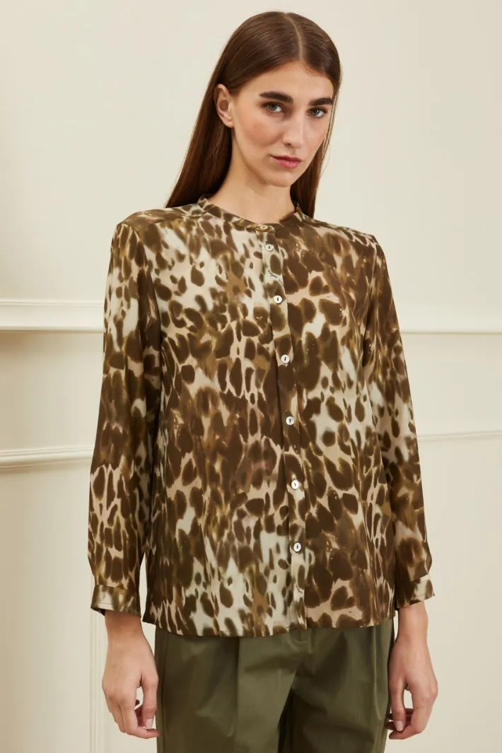 Camicia in pura seta
