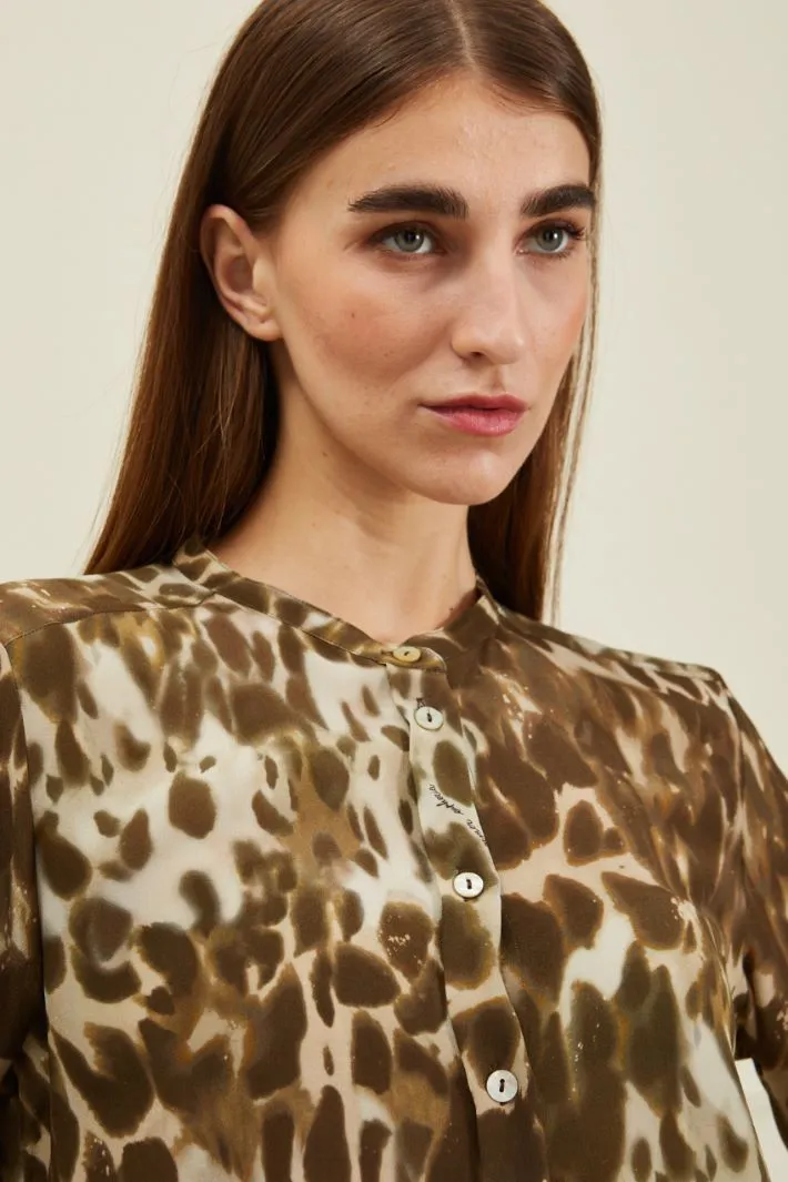 Camicia in pura seta