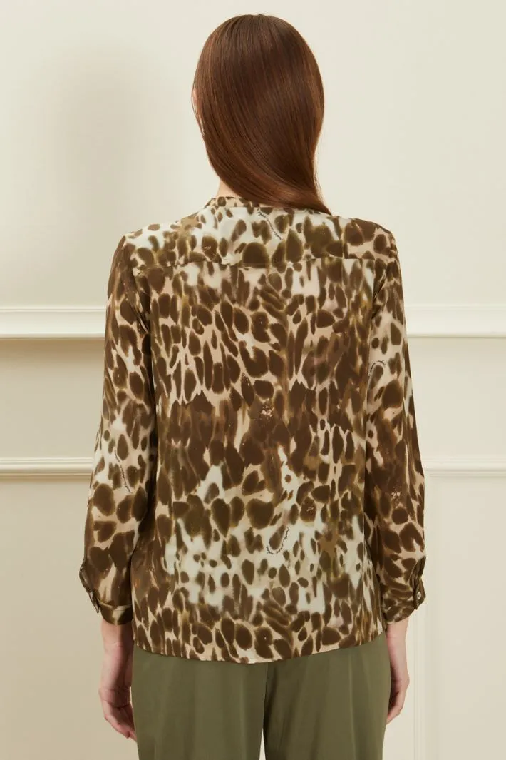 Camicia in pura seta