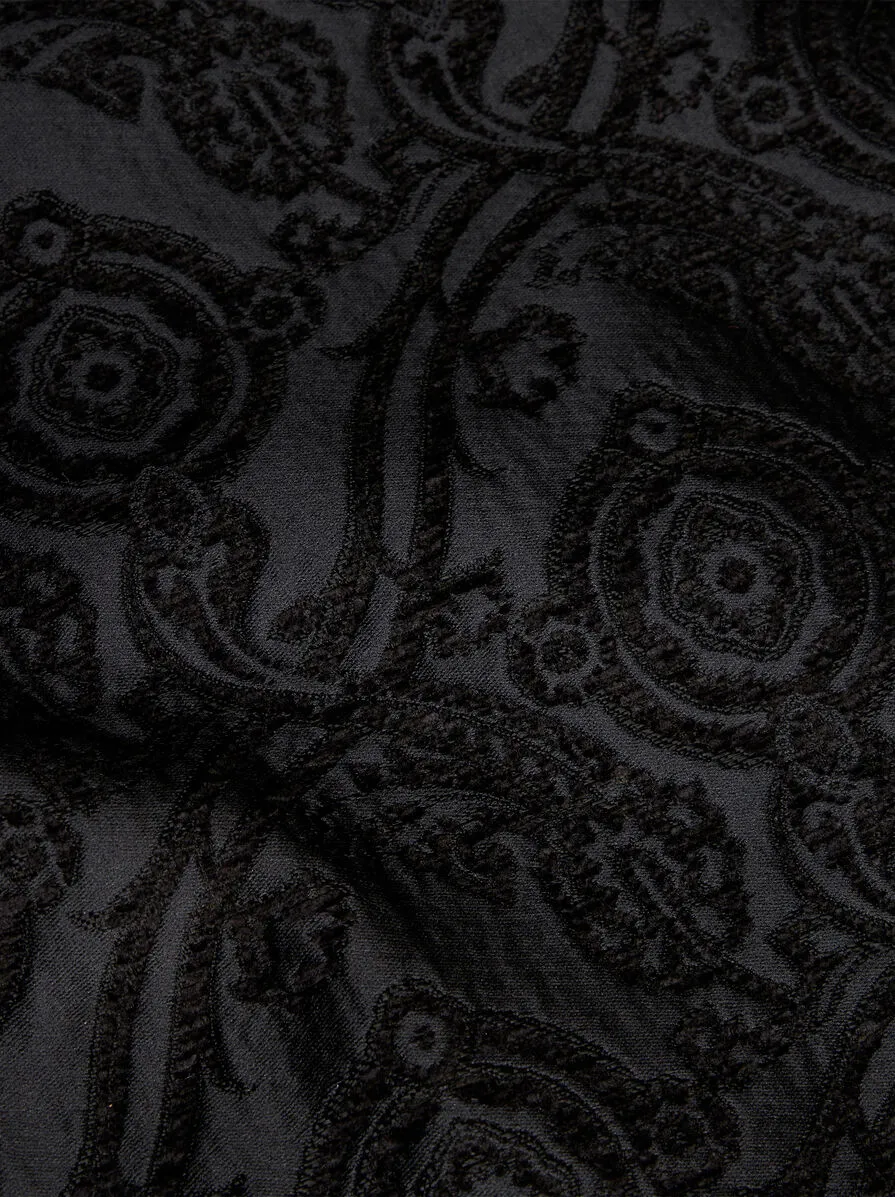 CAPPOTTO IN CINIGLIA JACQUARD CON CINTURA