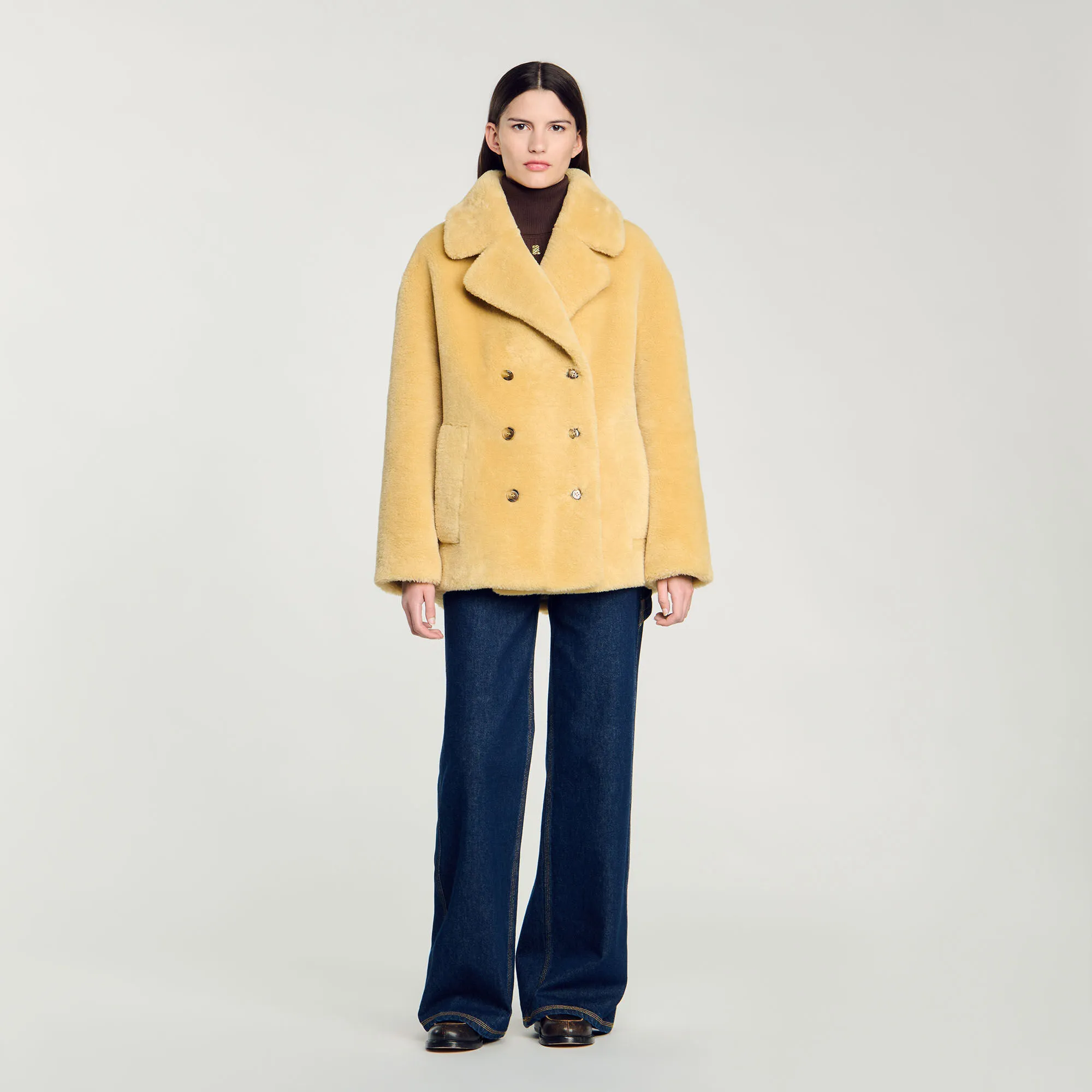 Cappotto in ecopelliccia