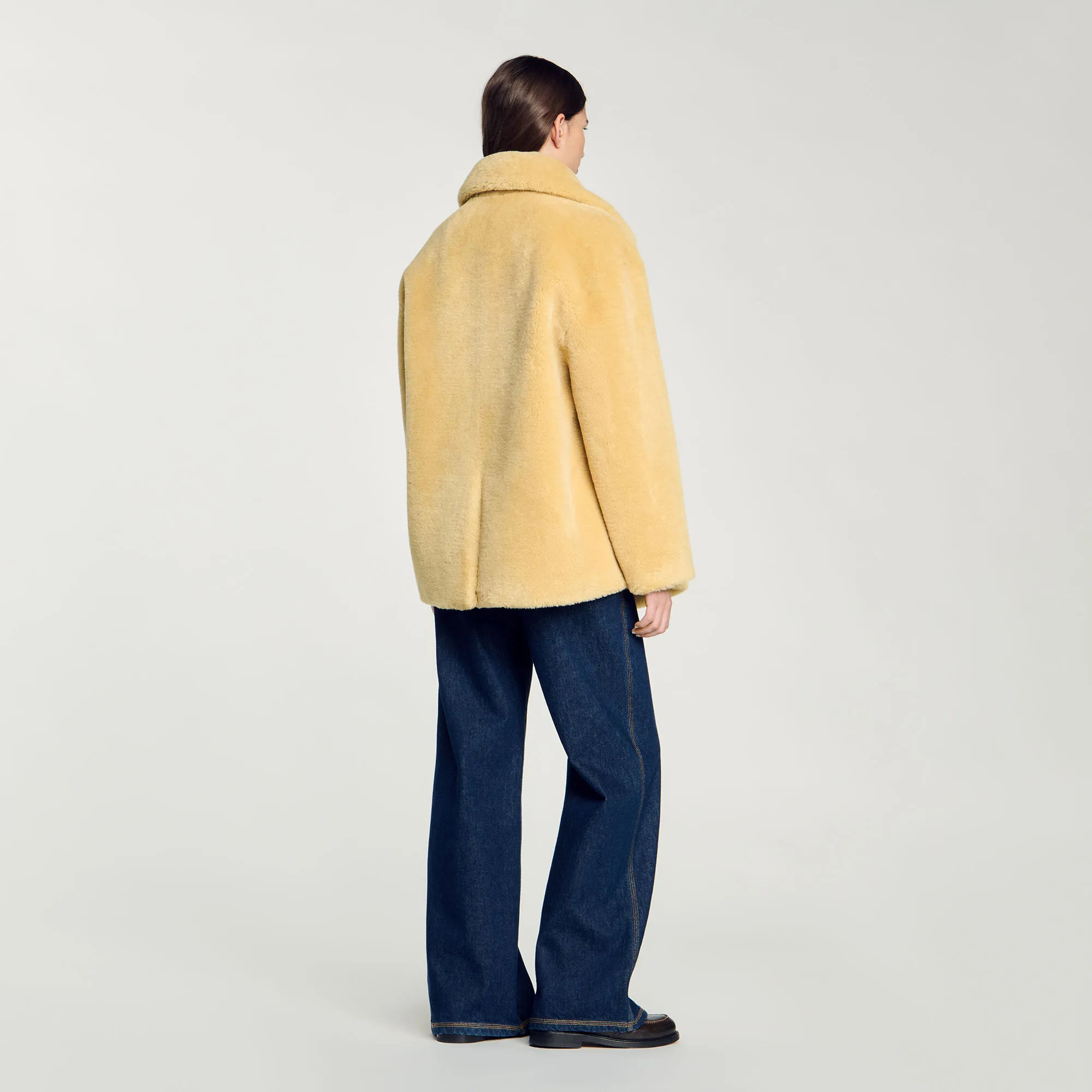 Cappotto in ecopelliccia