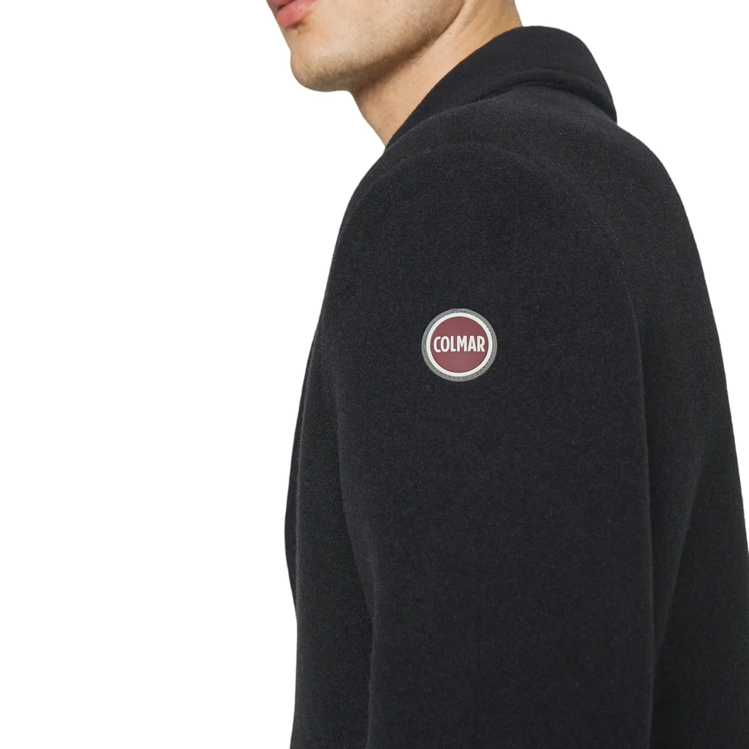 CAPPOTTO IN LANA CON INSERTI NYLON