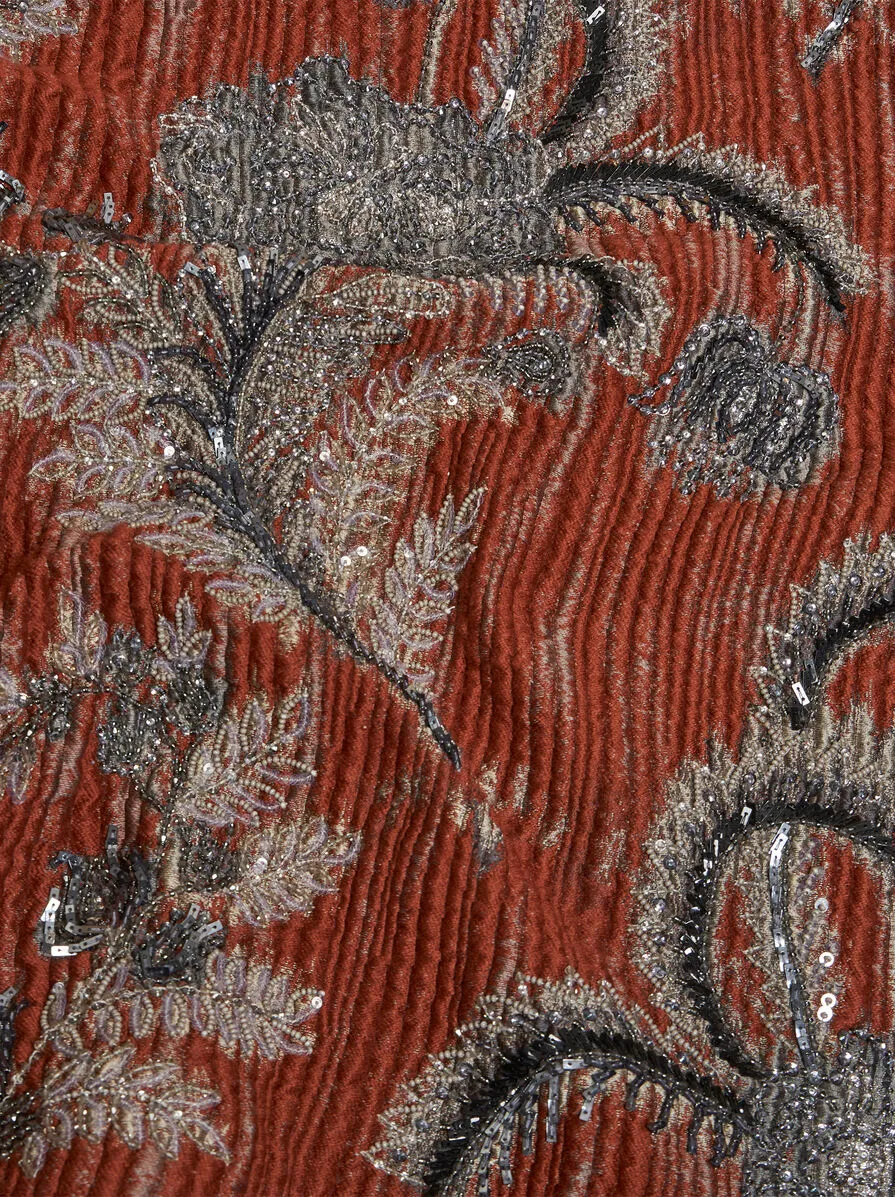 CAPPOTTO JACQUARD MATELASSÉ CON RICAMO