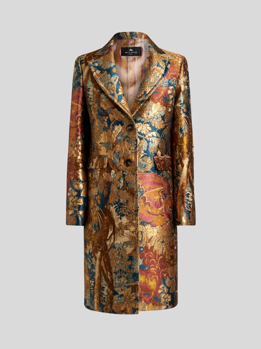 CAPPOTTO JACQUARD