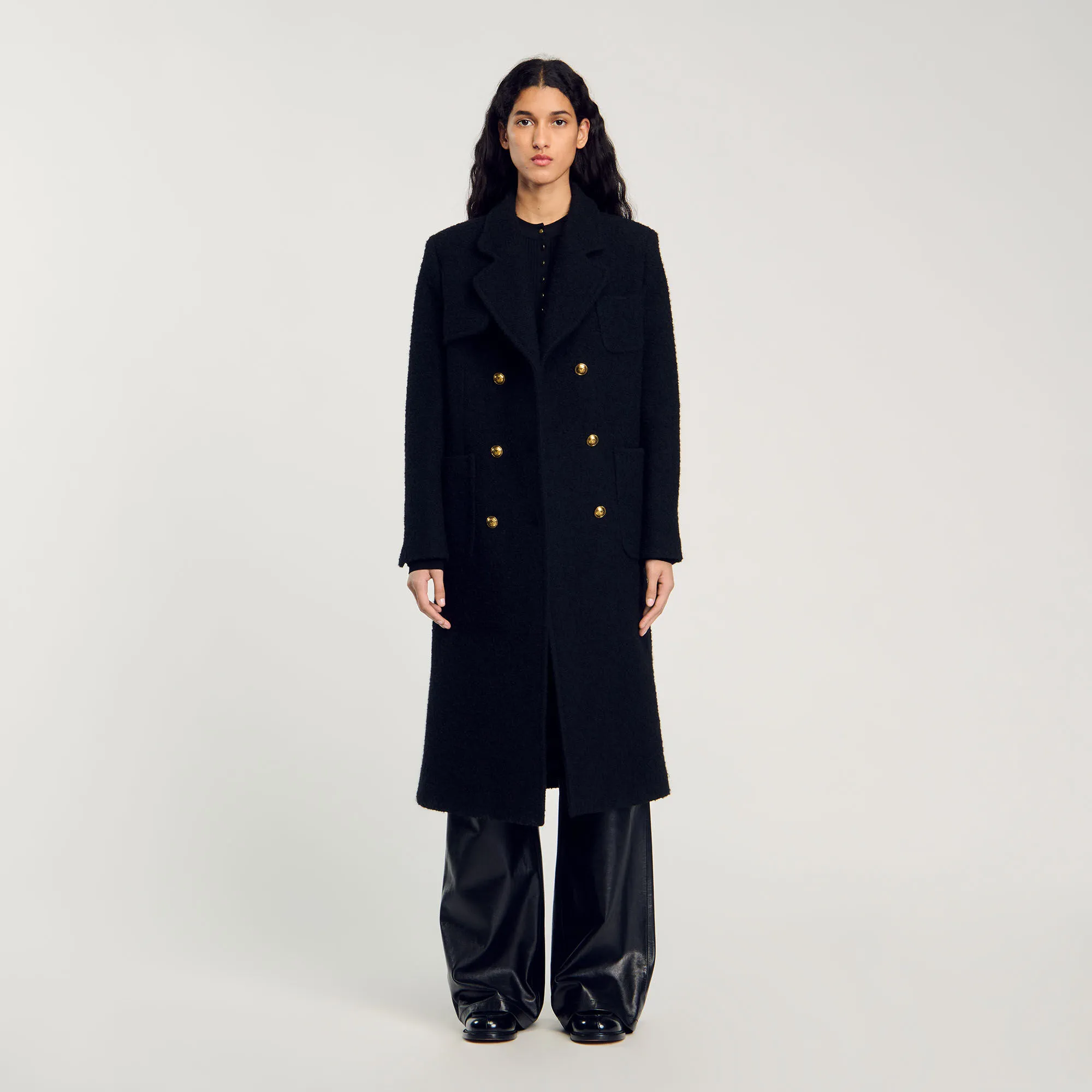Cappotto lungo doppiopetto
