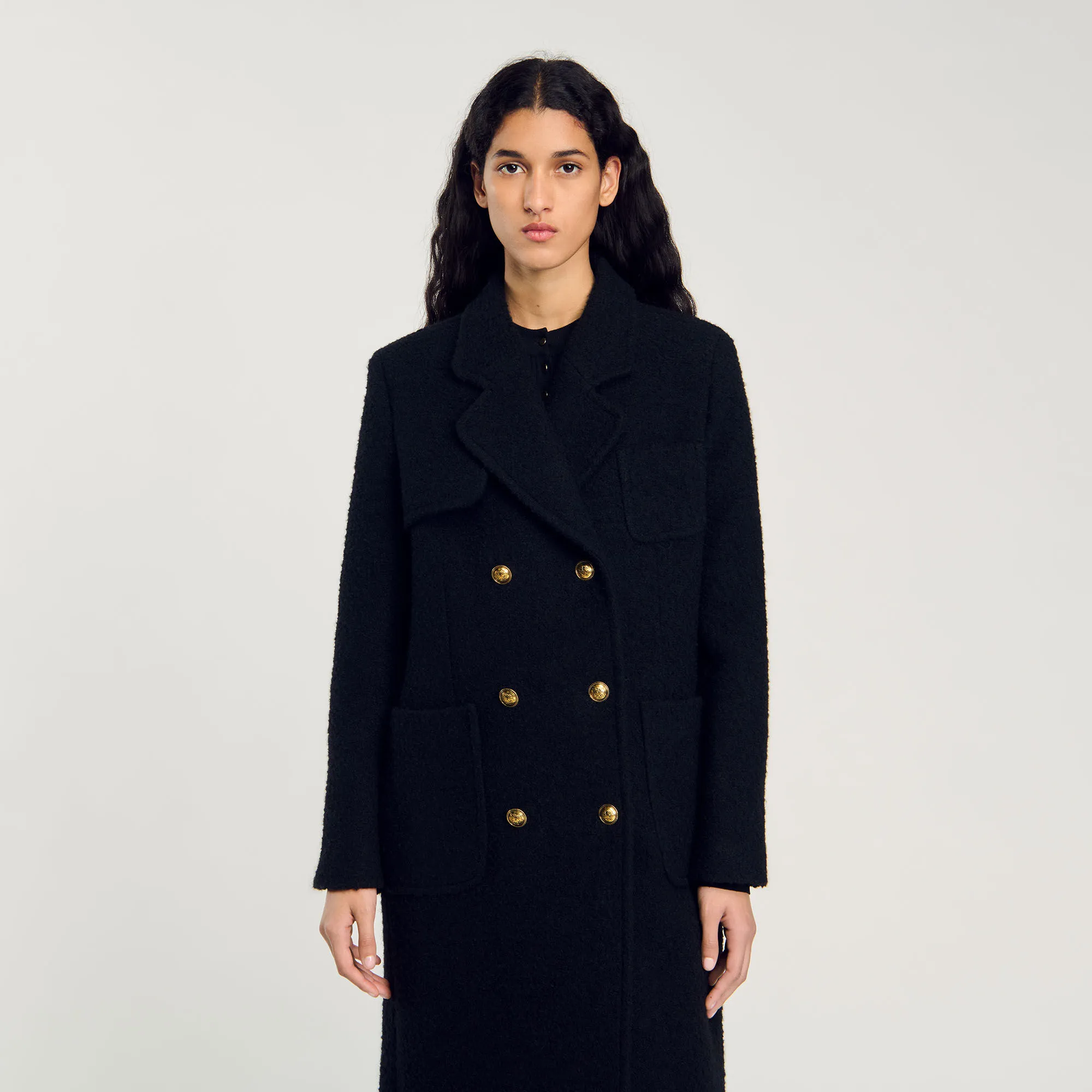 Cappotto lungo doppiopetto